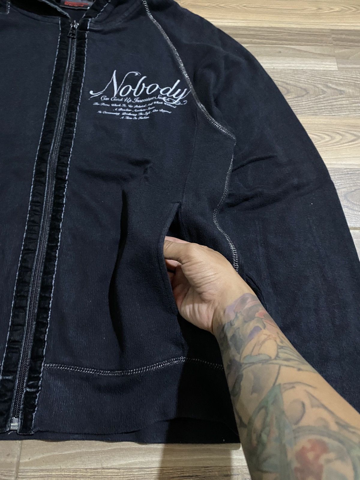 Beauty Beast × Japanese Brand NOBODY CAN CATCH UP WOMEN SMOKE HOODIES Size M / US 6-8 / IT 42-44 - 6 Thumbnail
