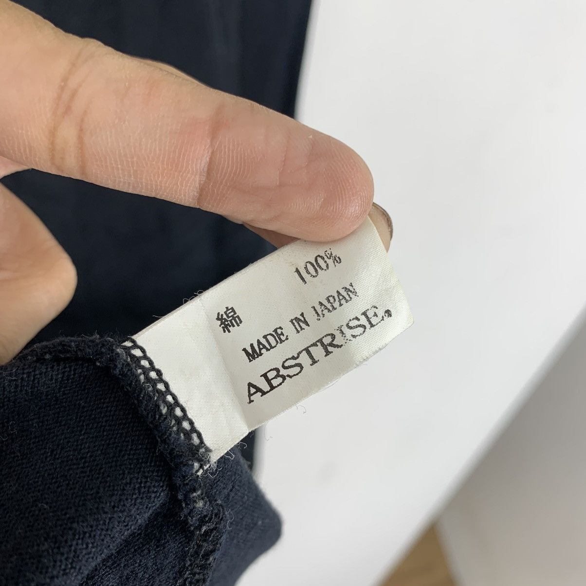 Japanese Brand Vintage ABSTRISE 2003 Japanese Brand Long Sleeve Tshirt Size US M / EU 48-50 / 2 - 7 Thumbnail