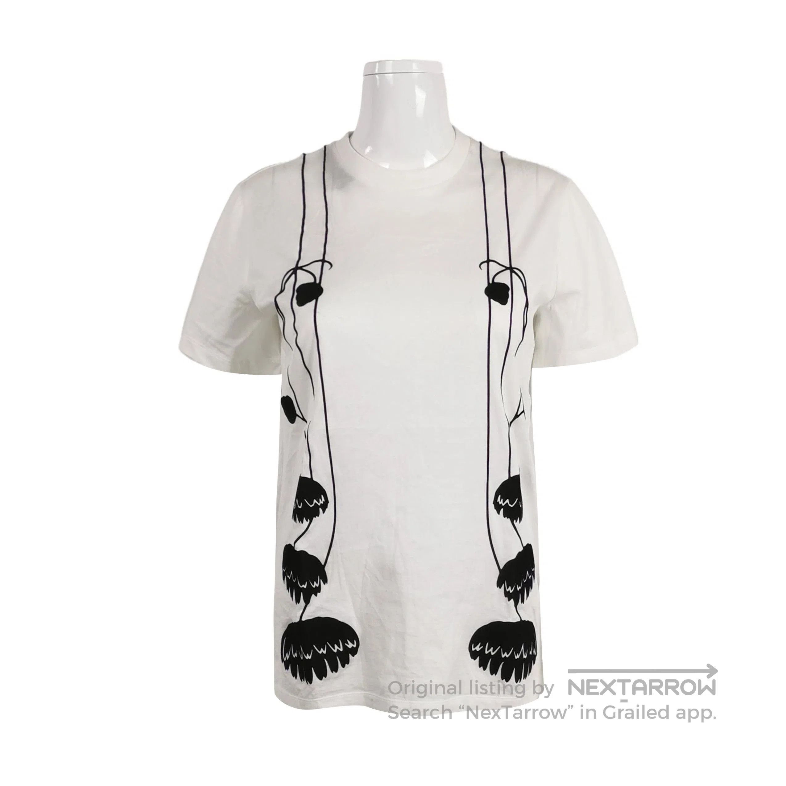 Prada Prada Cotton Printed Round Neck T. Size XS / US 0-2 / IT 36-38 - 1 Thumbnail