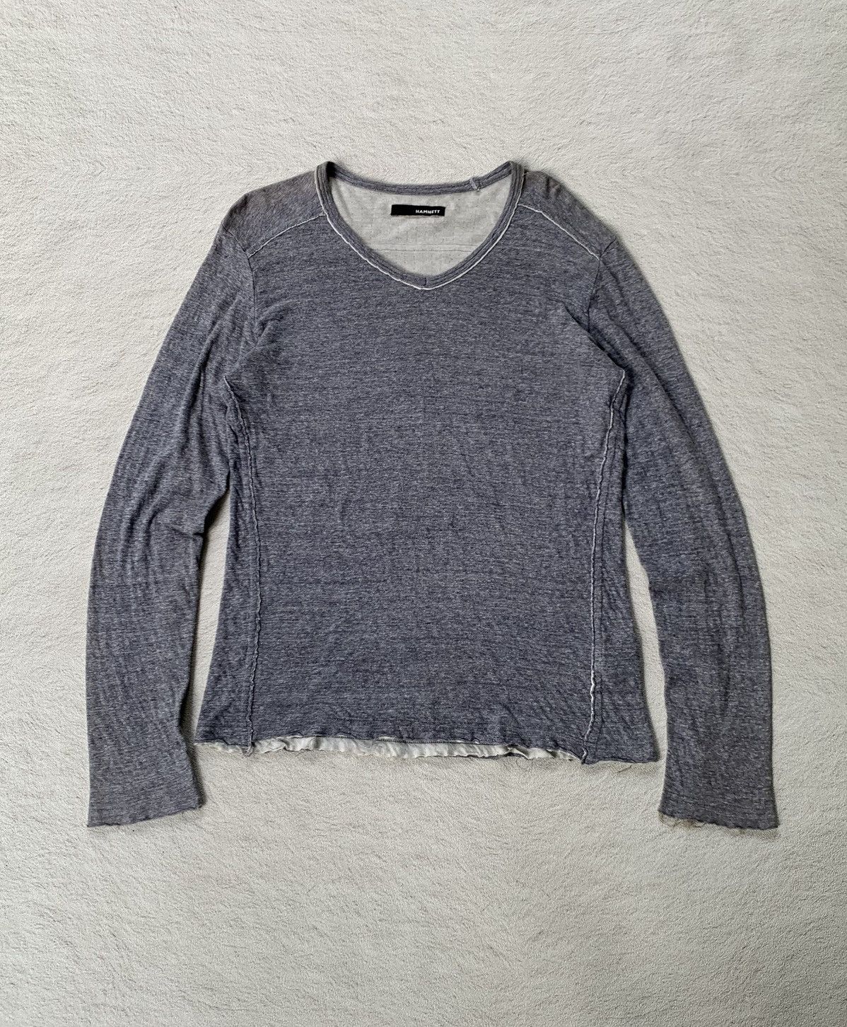 Japanese Brand Hamnet Distressed Longsleeve Size US M / EU 48-50 / 2 - 1 Thumbnail