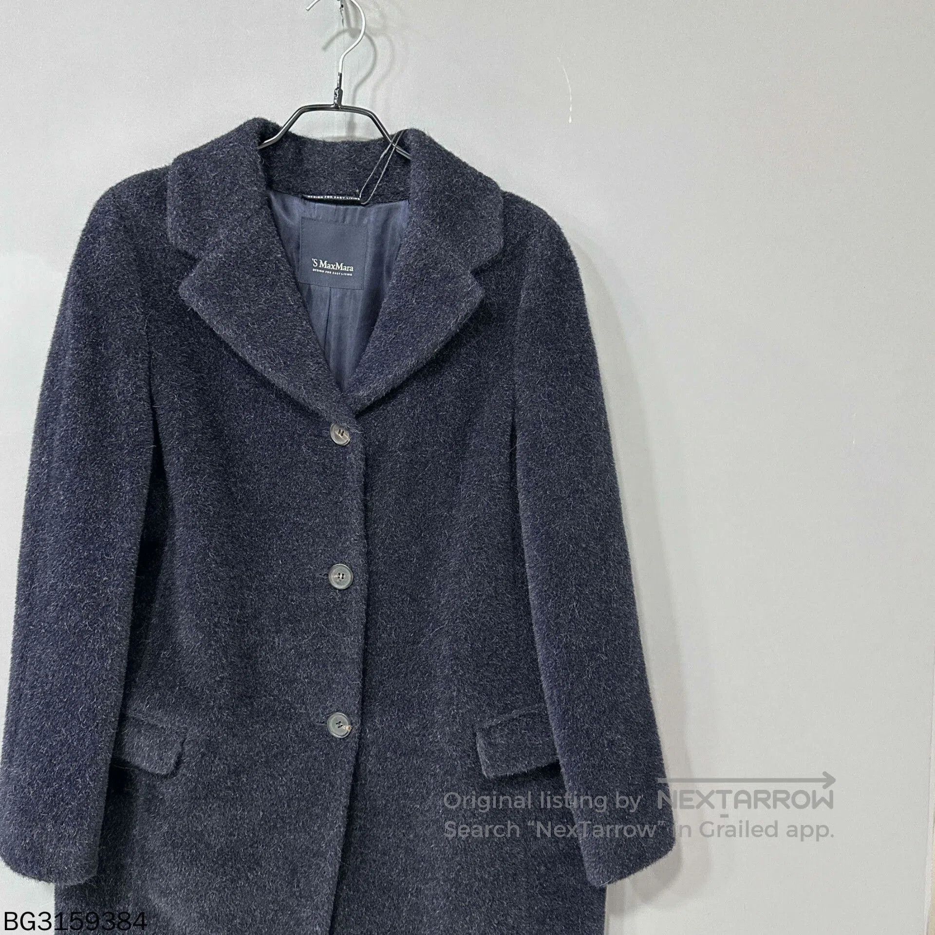 Other unique texture wool coat MaxMara. Size US S / EU 44-46 / 1 - 2 Thumbnail