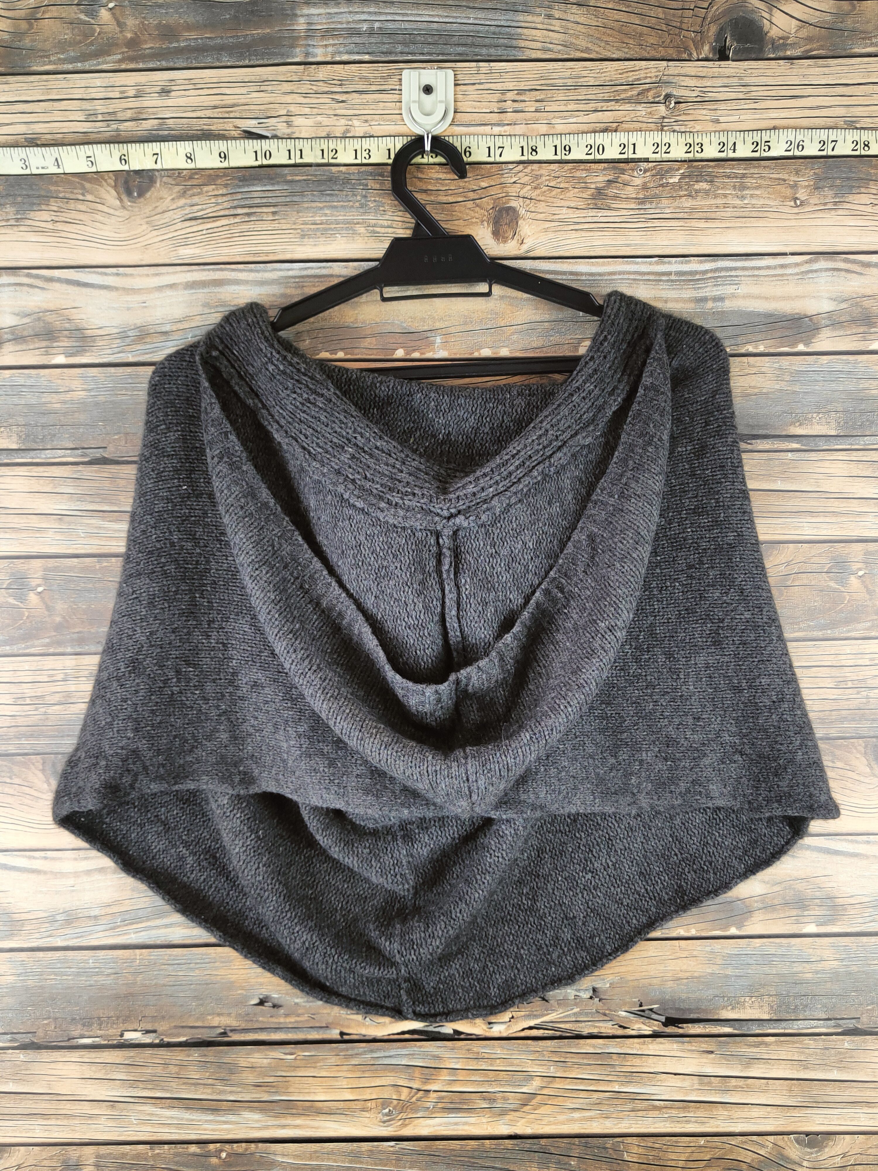 Sunao Kuwahara DL Sunao Kuwahara Black Knitwear Hoodie Crop Tops #46-390 Size M / US 6-8 / IT 42-44 - 5 Thumbnail