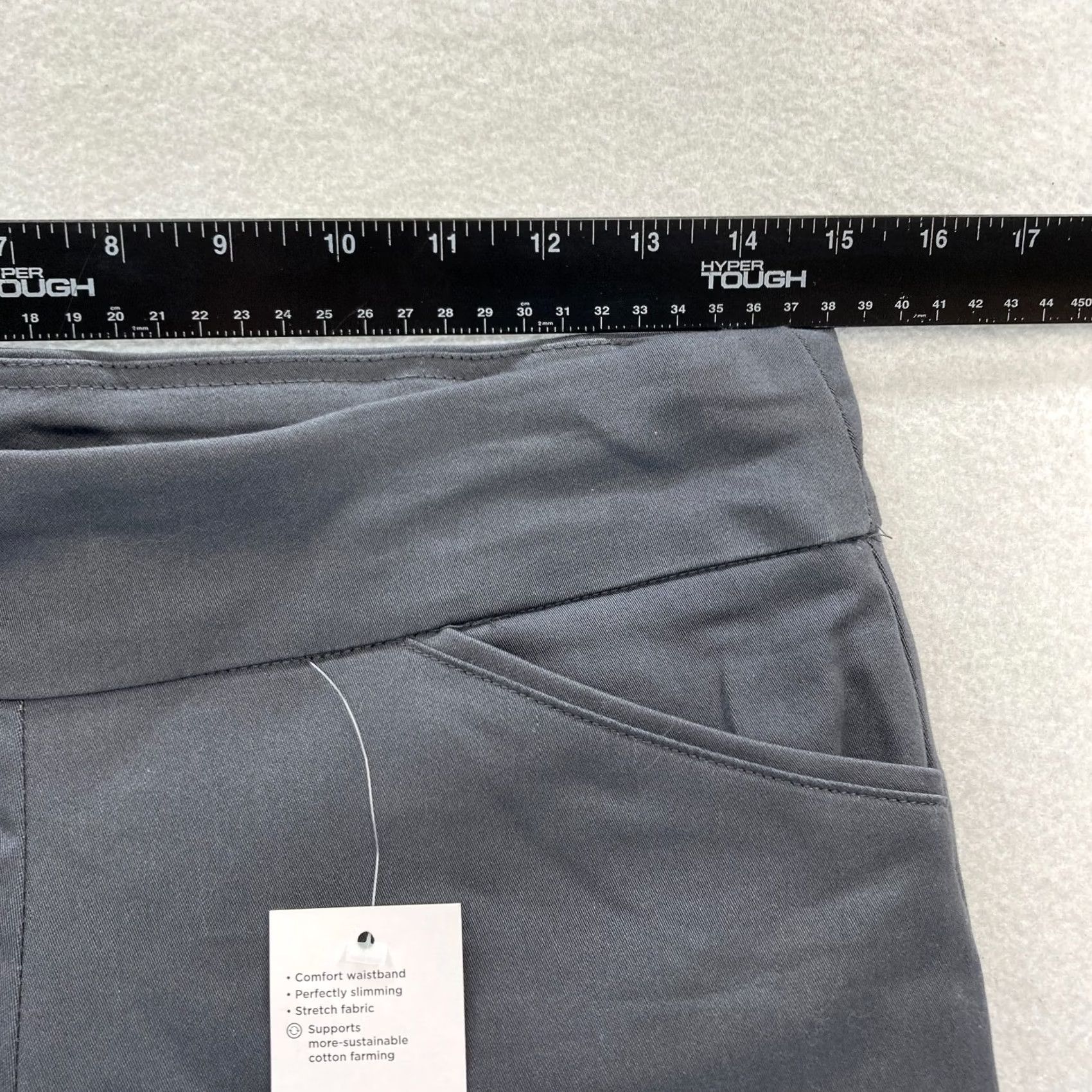 Croft & Barrow Croft & Barrow The Effortless Stretch Pant Women's 6P Gray Pull On NWT Chino Stretch Pants Size 28" / US 6 / IT 42 - 7 Thumbnail