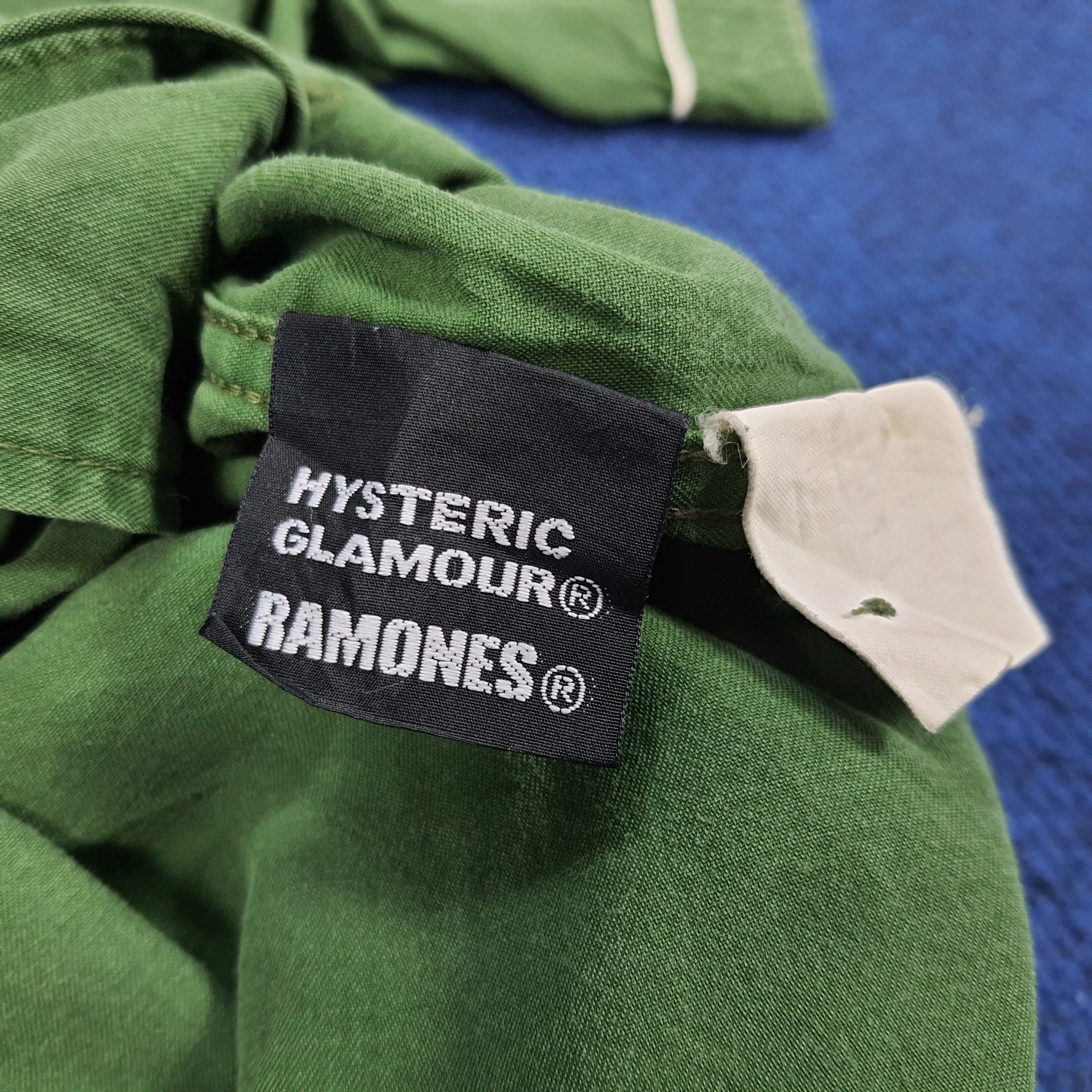 Hysteric Glamour × Japanese Brand × Vintage Vintage Hysteric Glamour Ramones Embroidery Button Up Shirt Size US S / EU 44-46 / 1 - 10 Thumbnail