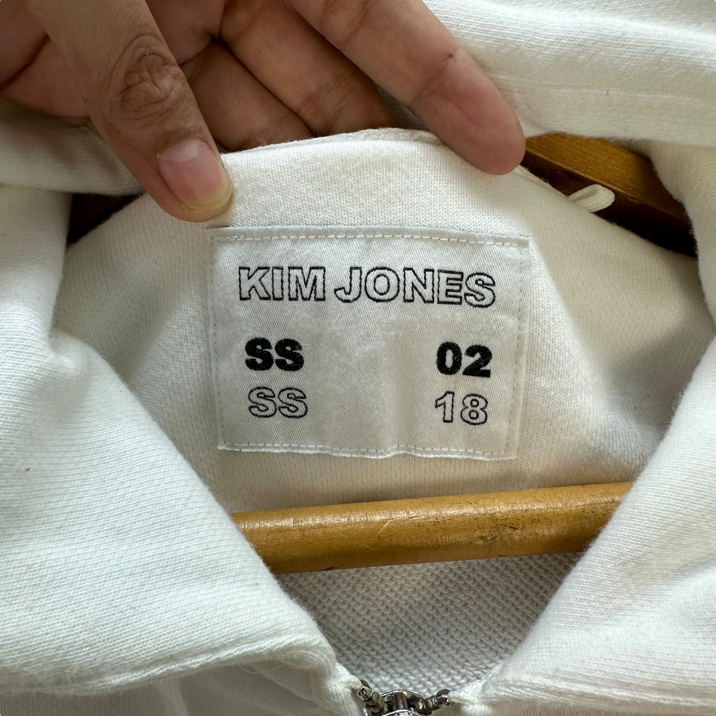 Japanese Brand Kim Jones Sweating Banana White Zipper Hoodies #9179-66 Size US L / EU 52-54 / 3 - 9 Thumbnail