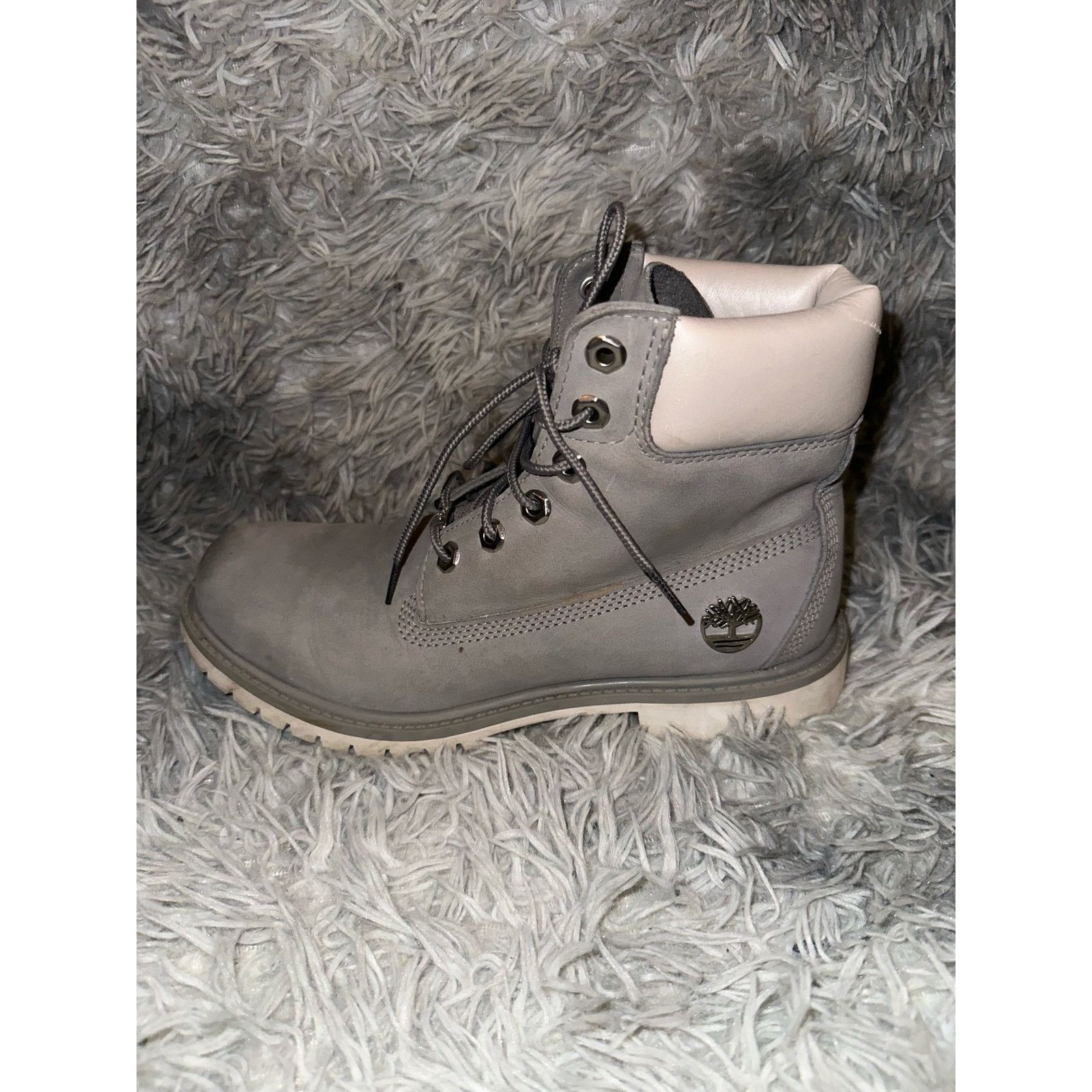 Timberland Timberland Suede Gray Wimens Boots Size 8.5 Size US 8.5 / EU 41-42 - 1 Thumbnail