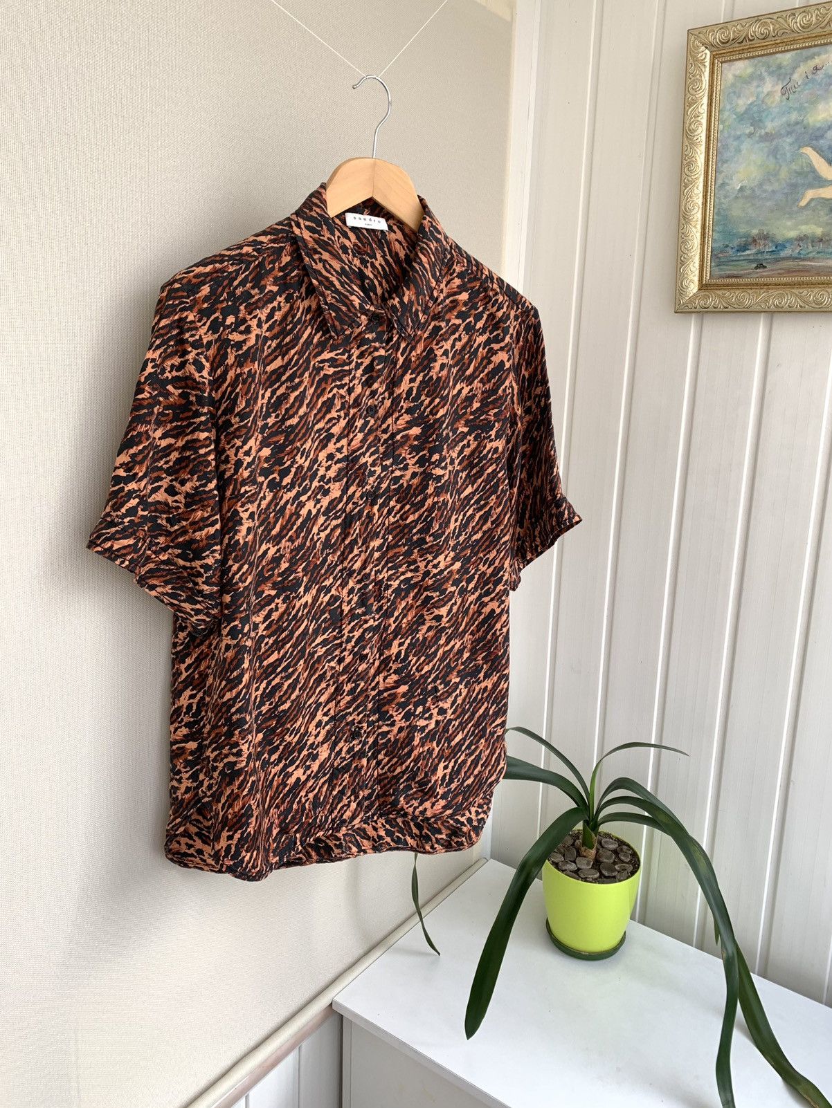 Sandro Sandro Paris Women’s Shirt Size 2 Size L / US 10 / IT 46 - 1 Thumbnail