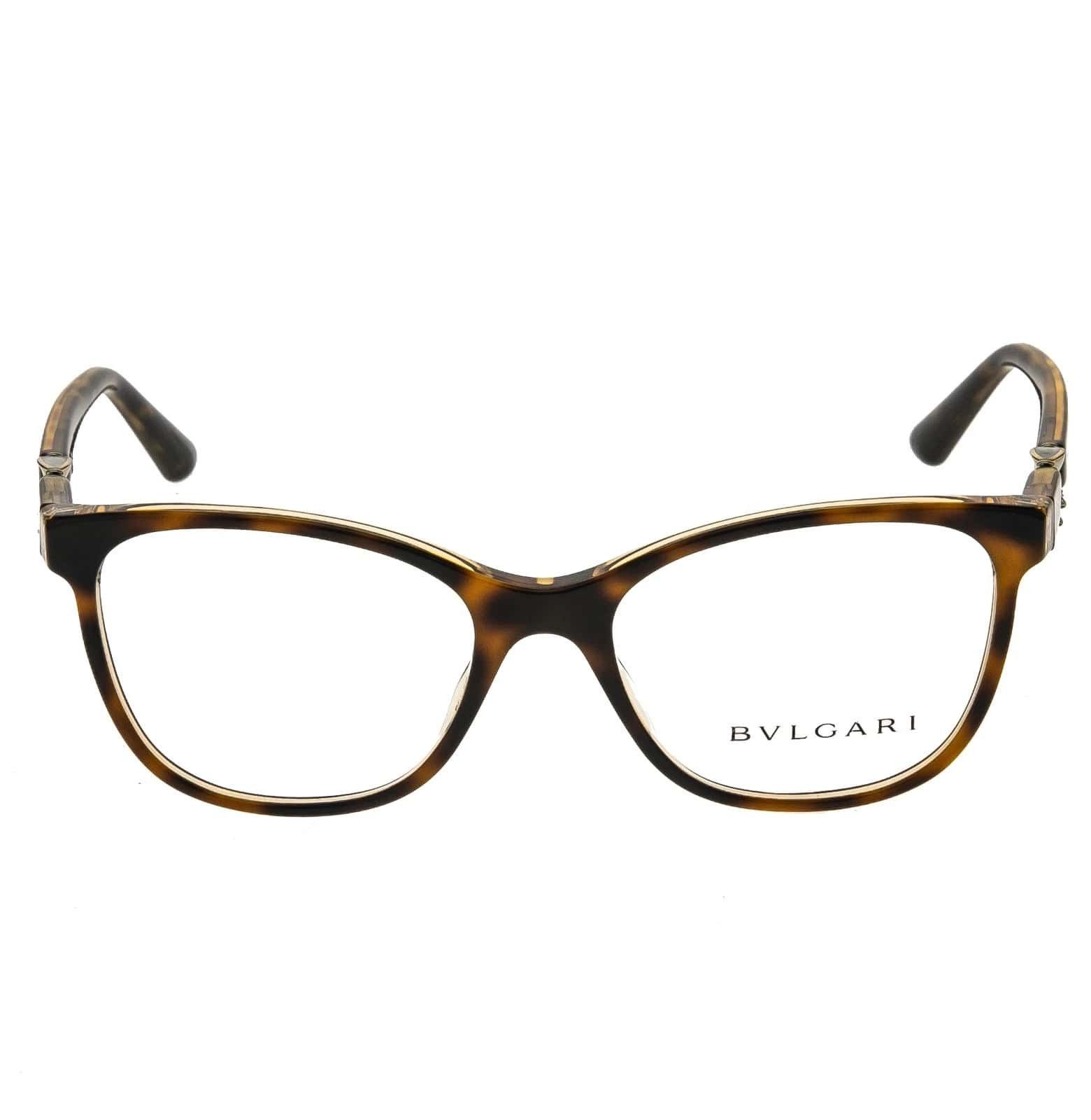 Bvlgari BVLGARI BV4118B Diva 4118 Havana Luxury Eyeglasses Frame Size ONE SIZE - 9 Thumbnail