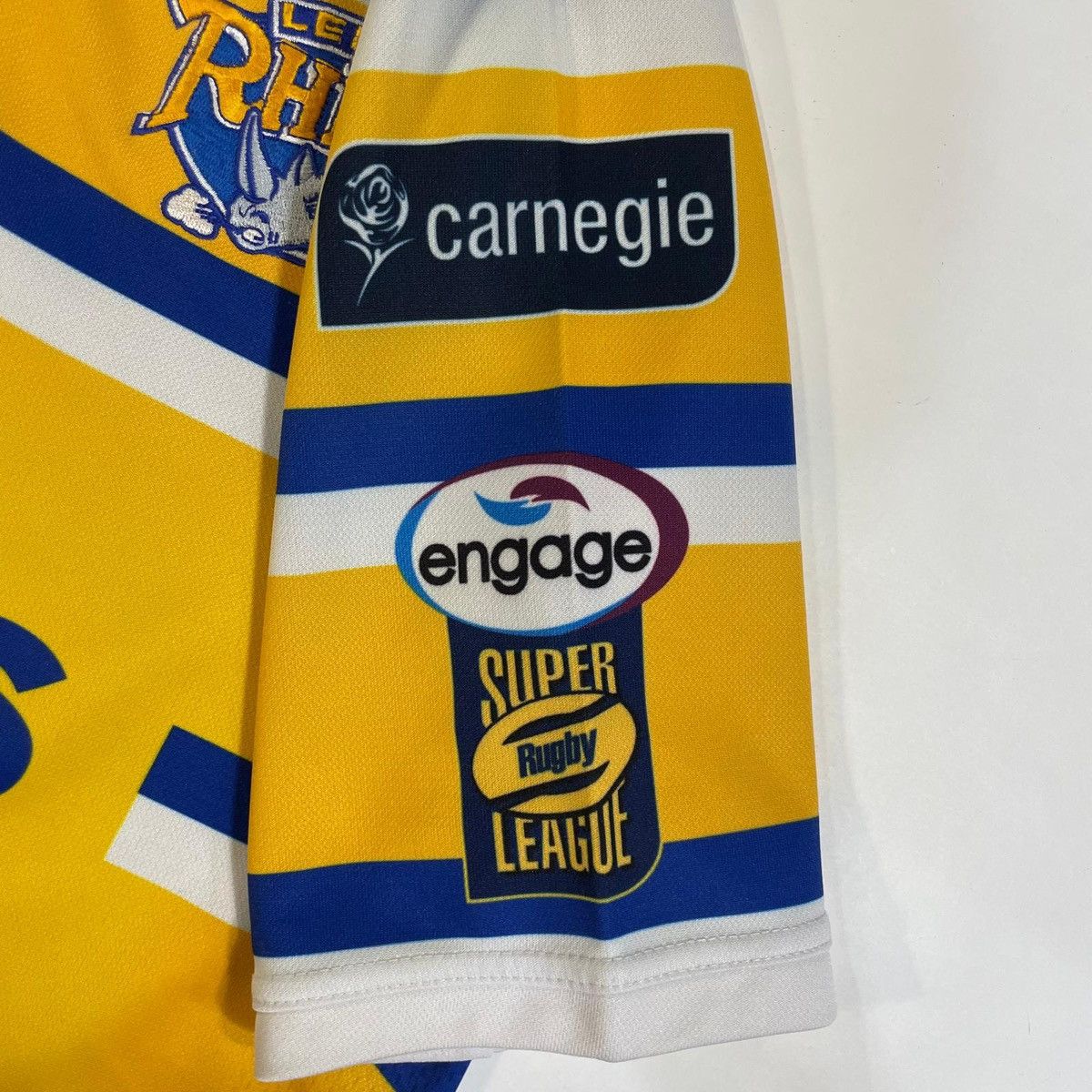 Other Leeds Rhinos Berry's yellow and blue rugby shirt tee Size US S / EU 44-46 / 1 - 8 Thumbnail