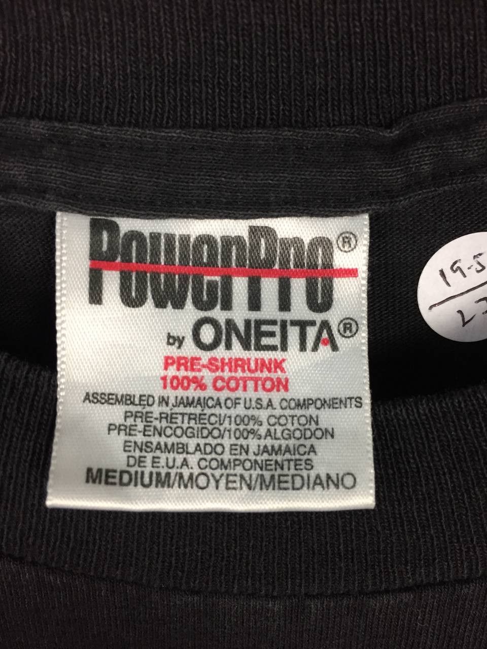 Vintage Vtg 90s PowerPro Oneita KICKS Tee Skate Streetwear Size US M / EU 48-50 / 2 - 12 Thumbnail