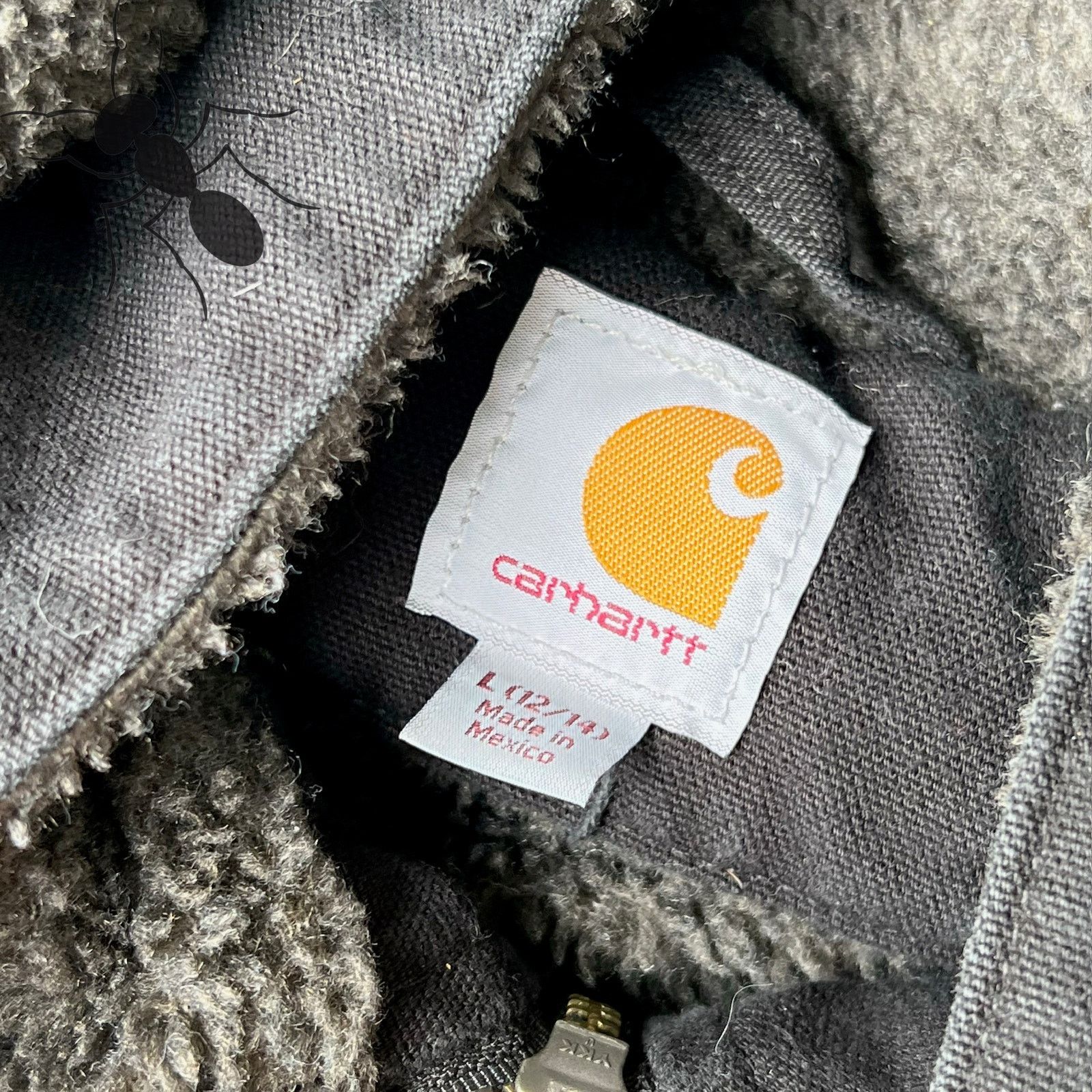 Carhartt × Vintage Carhartt WOMENS black hooded work wear jacket Size US L / EU 52-54 / 3 - 11 Thumbnail