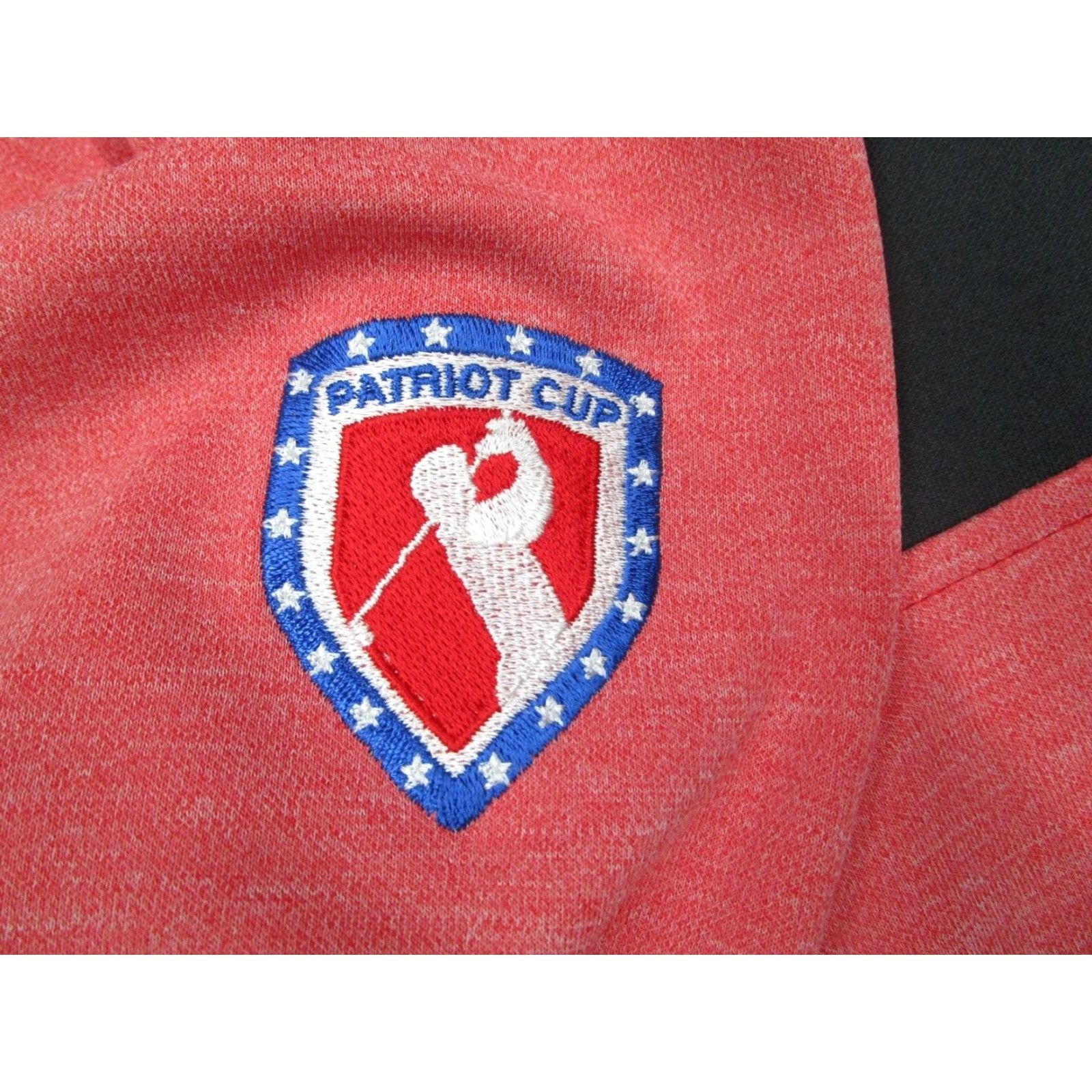 Adidas Adidas Jacket Mens Large Red 1/4 Zip Pullover Performance Patriot Cup Golf Size US L / EU 52-54 / 3 - 4 Thumbnail