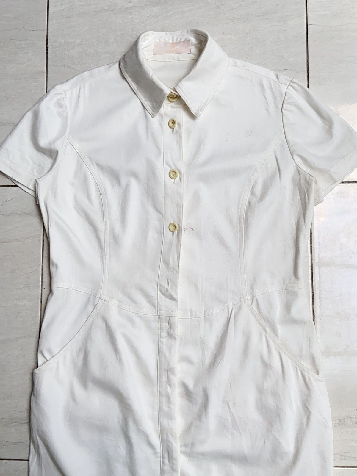Givenchy GIVENCHY White Midi Dress Size S / US 4 / IT 40 - 8 Thumbnail