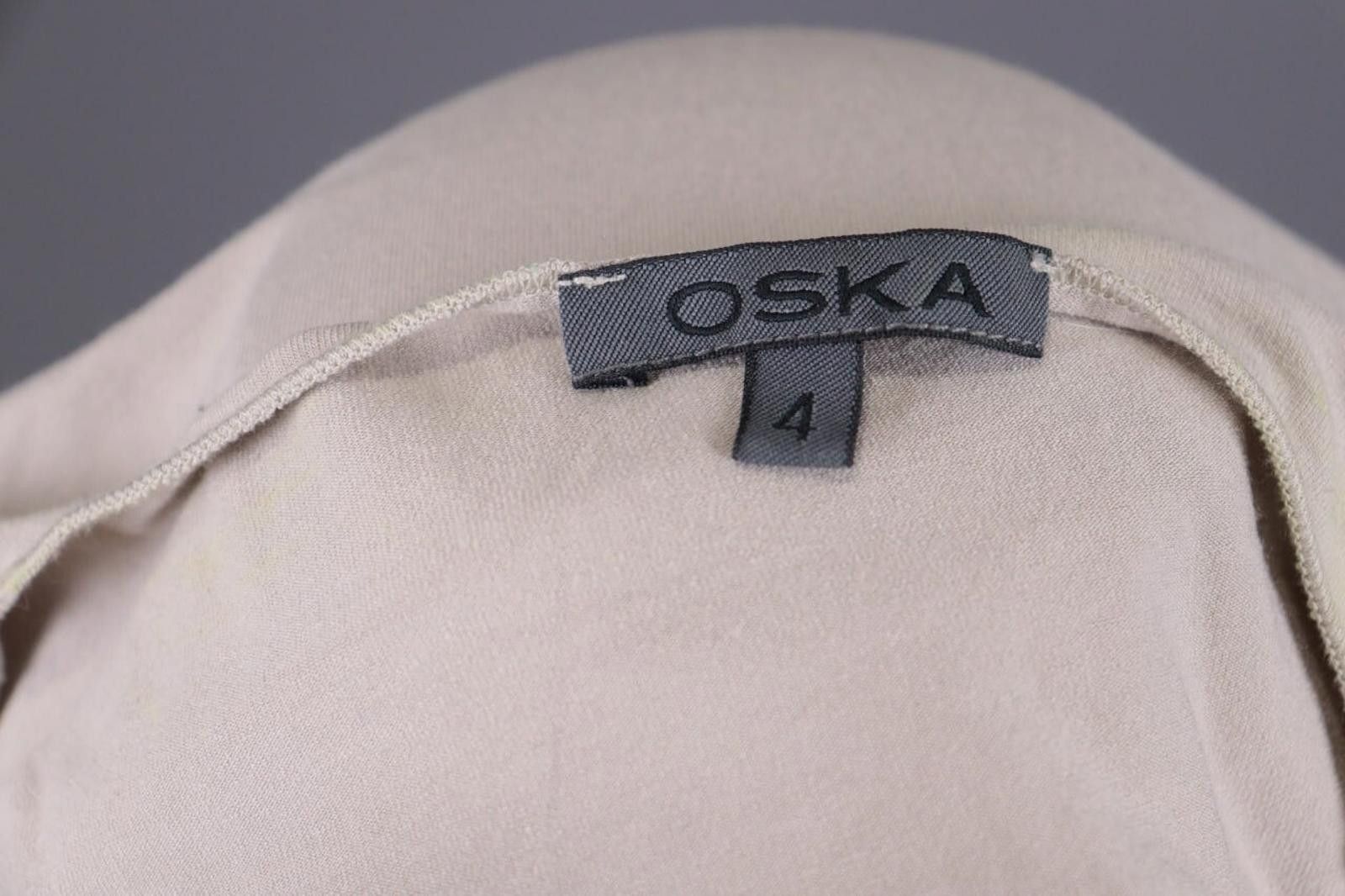 Oscar De La Renta Oska Beige Lagenlook Relaxed Pullover Long Sleeve Top Size 4 Size S / US 4 / IT 40 - 12 Thumbnail