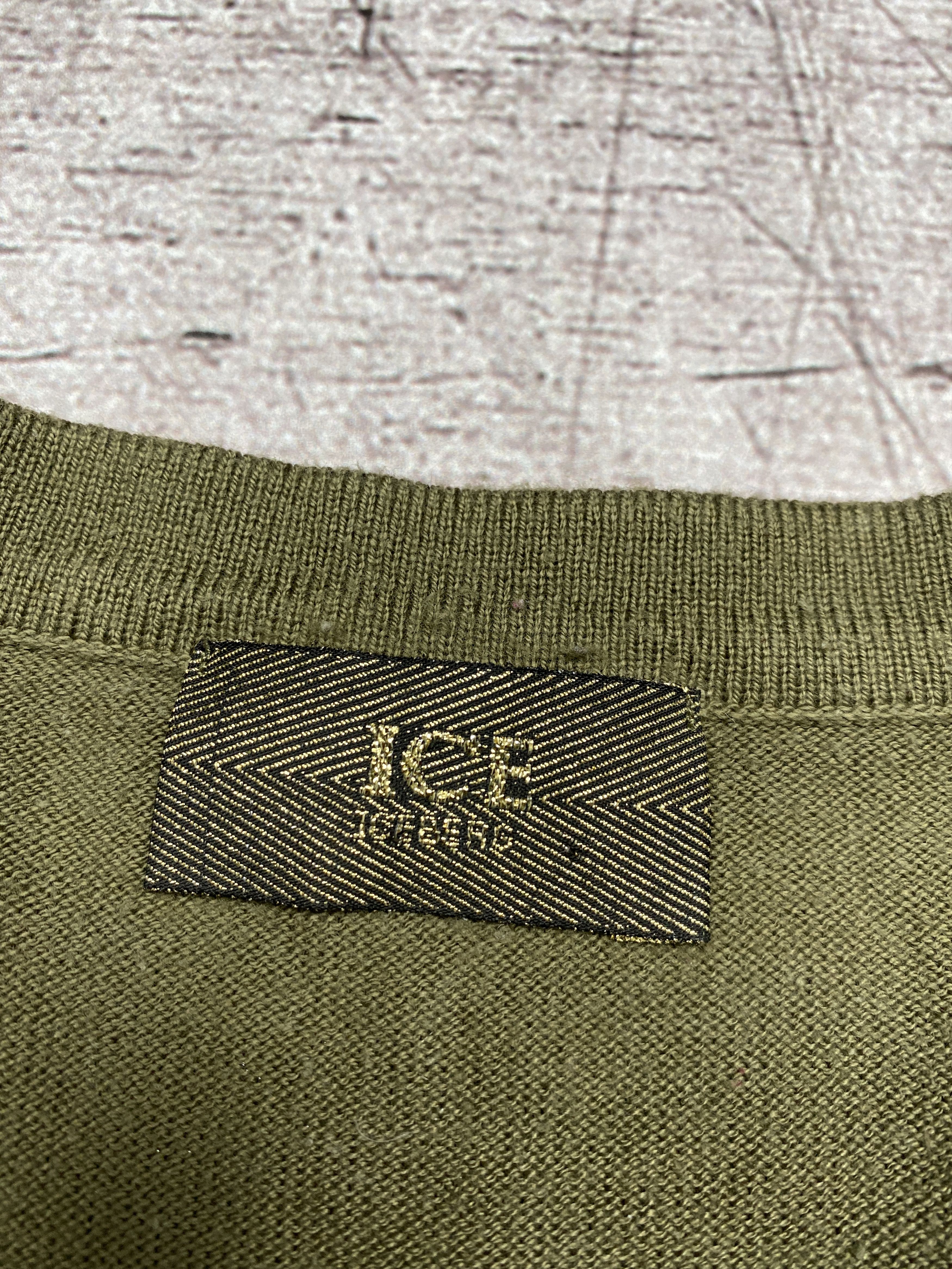 Iceberg × Vintage Iceberg Vintage Mens Knit Cardigan Sweater Size US M / EU 48-50 / 2 - 4 Thumbnail