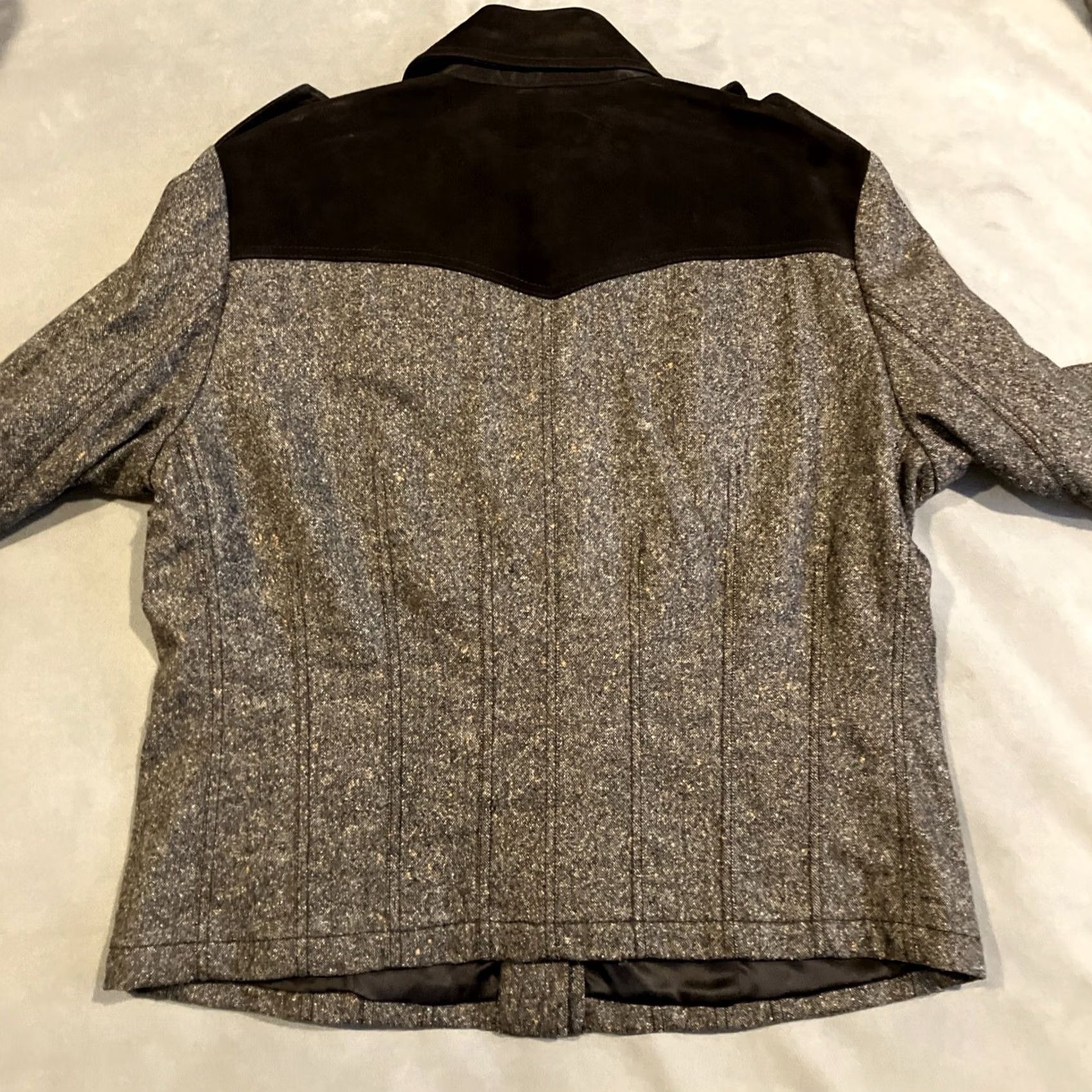Vintage VINTAGE Esther Chen Jacket Women Size 8 Silk Suede Brown 100% Silk & Suede RARE SAMPLE NOT FOR SALE Size M / US 6-8 / IT 42-44 - 6 Thumbnail