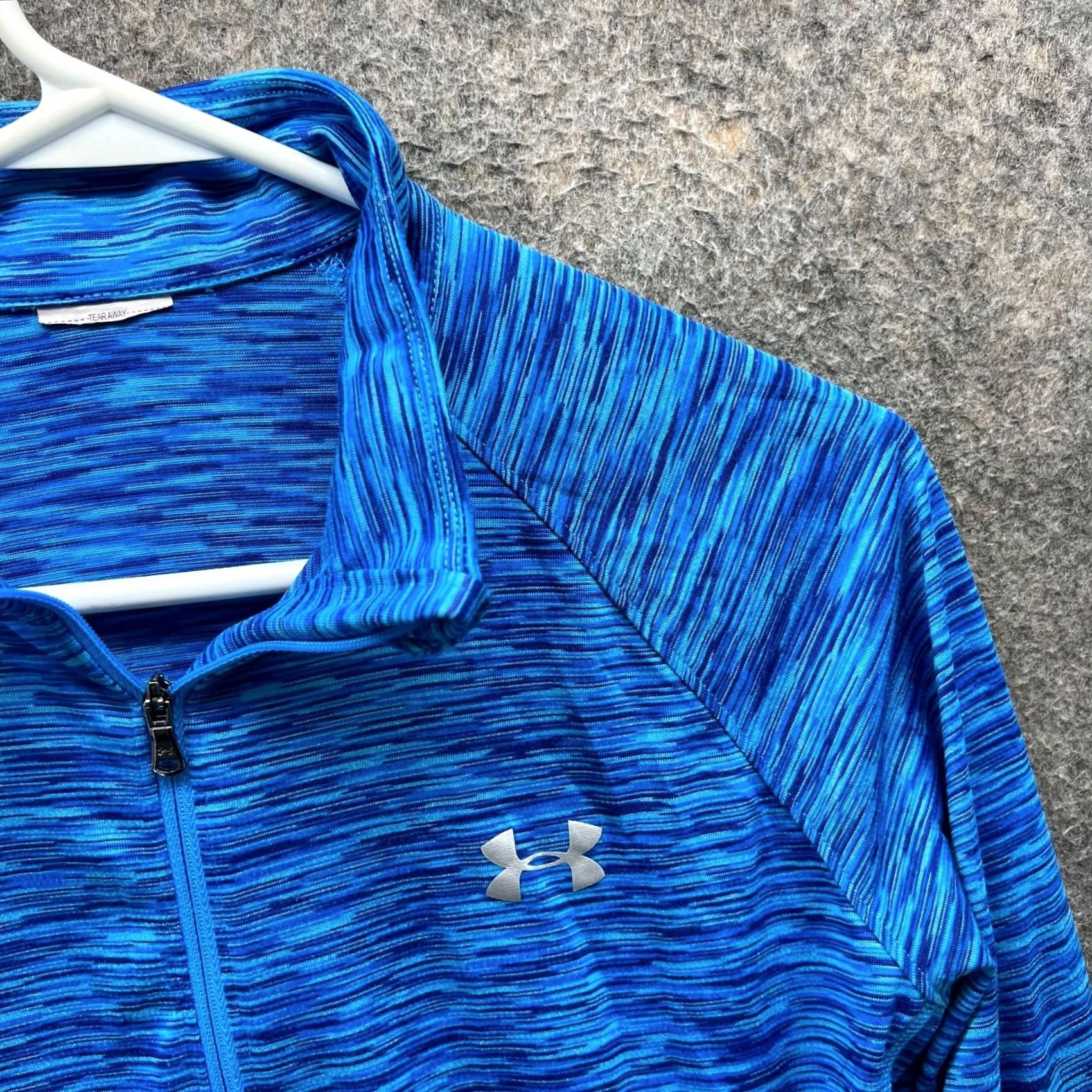 Under Armour Under Armour Sweatshirt Womens XS Blue 1/4 Zip Pullover Mock Neck Athletic Activewear Sweatshirt Mens Women Girls Size XS / US 0-2 / IT 36-38 - 6 Thumbnail
