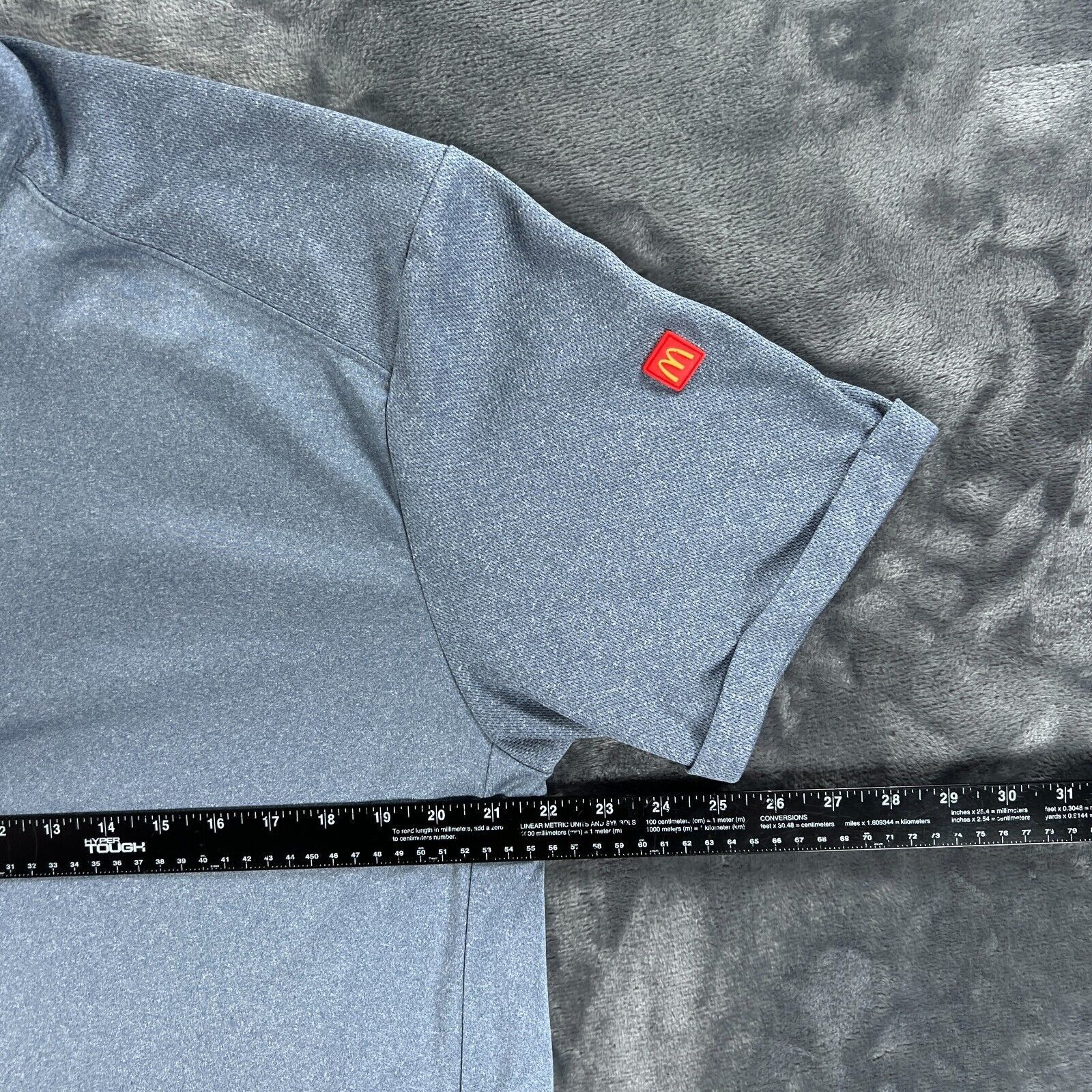 Other Official McDonald’s Apparel Collection 1/4 Zip Blue Work Shi Size US L / EU 52-54 / 3 - 3 Thumbnail