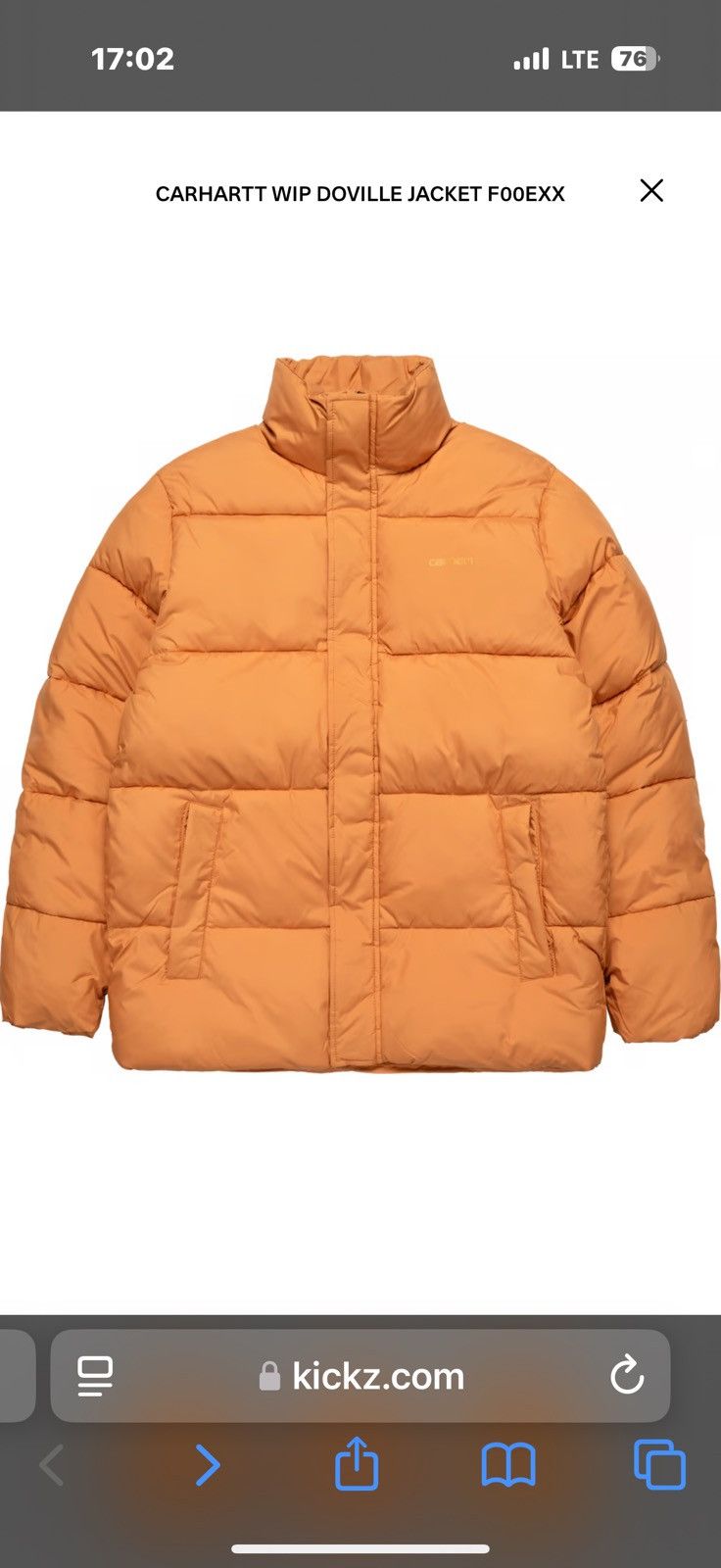 Carhartt Wip Carhartt WIP – Doville quilted jacket in yellow Size US M / EU 48-50 / 2 - 1 Thumbnail