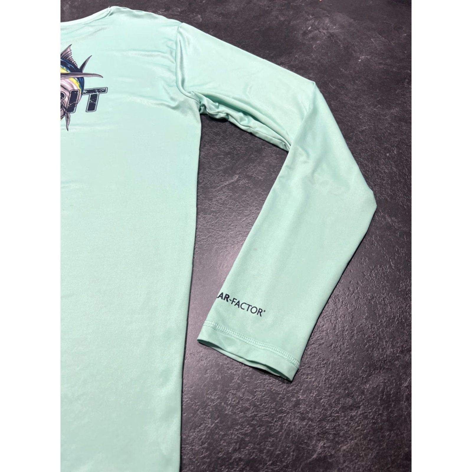 Habitat Habit Men's Tee Broadside Basin Graphic UPF 40+ M Green Performance Tee Shirts Men Habit Broadside Basin Graphic Tee Size US 31 - 2 Thumbnail