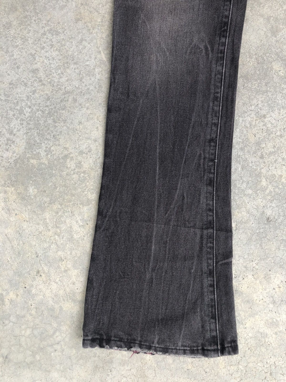 If Six Was Nine Flared Male Bootcut Jeans Distessed Denim Size US 31 - 6 Thumbnail
