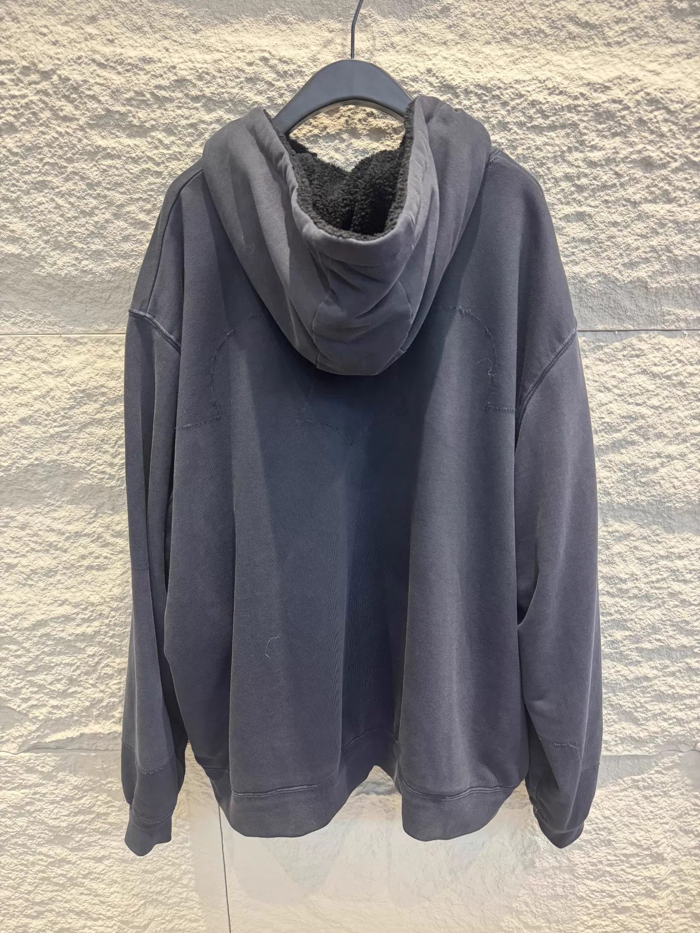 Maison Margiela Maison Margiela oversized zip-up hoodie XS Indigo Gray Size US XS / EU 42 / 0 - 4 Thumbnail