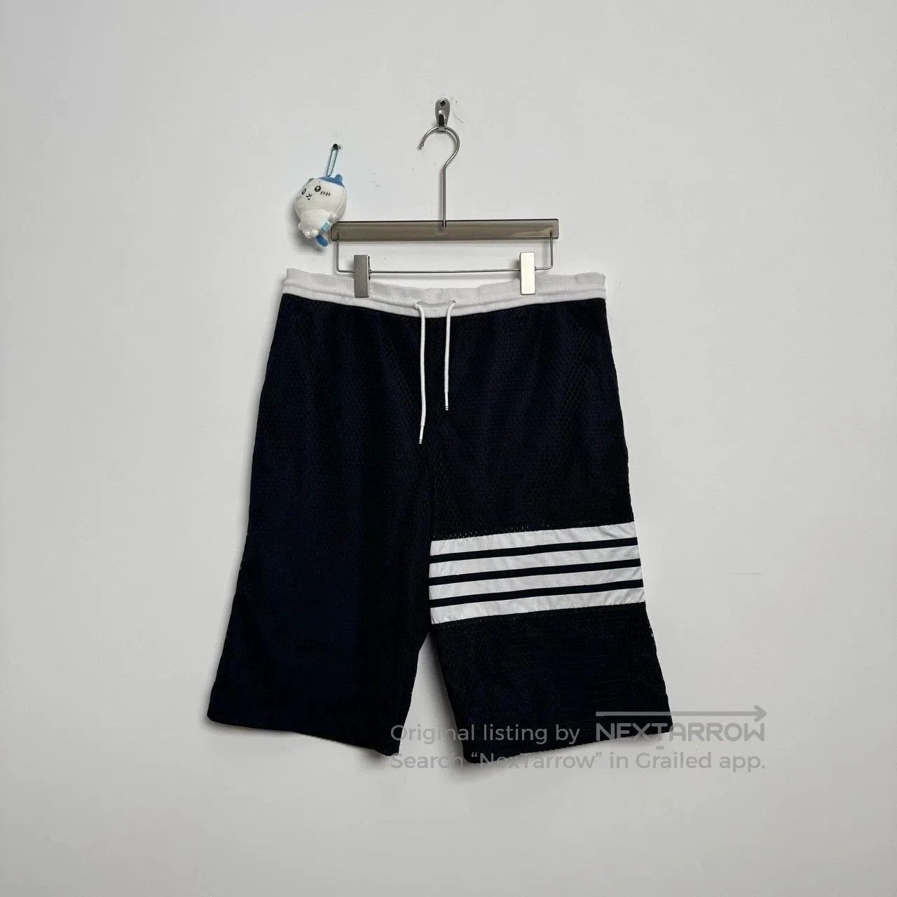 Thom Browne Thom Browne Tech Fabric Four-Stripe Shorts. Size US 26 / EU 42 - 1 Thumbnail