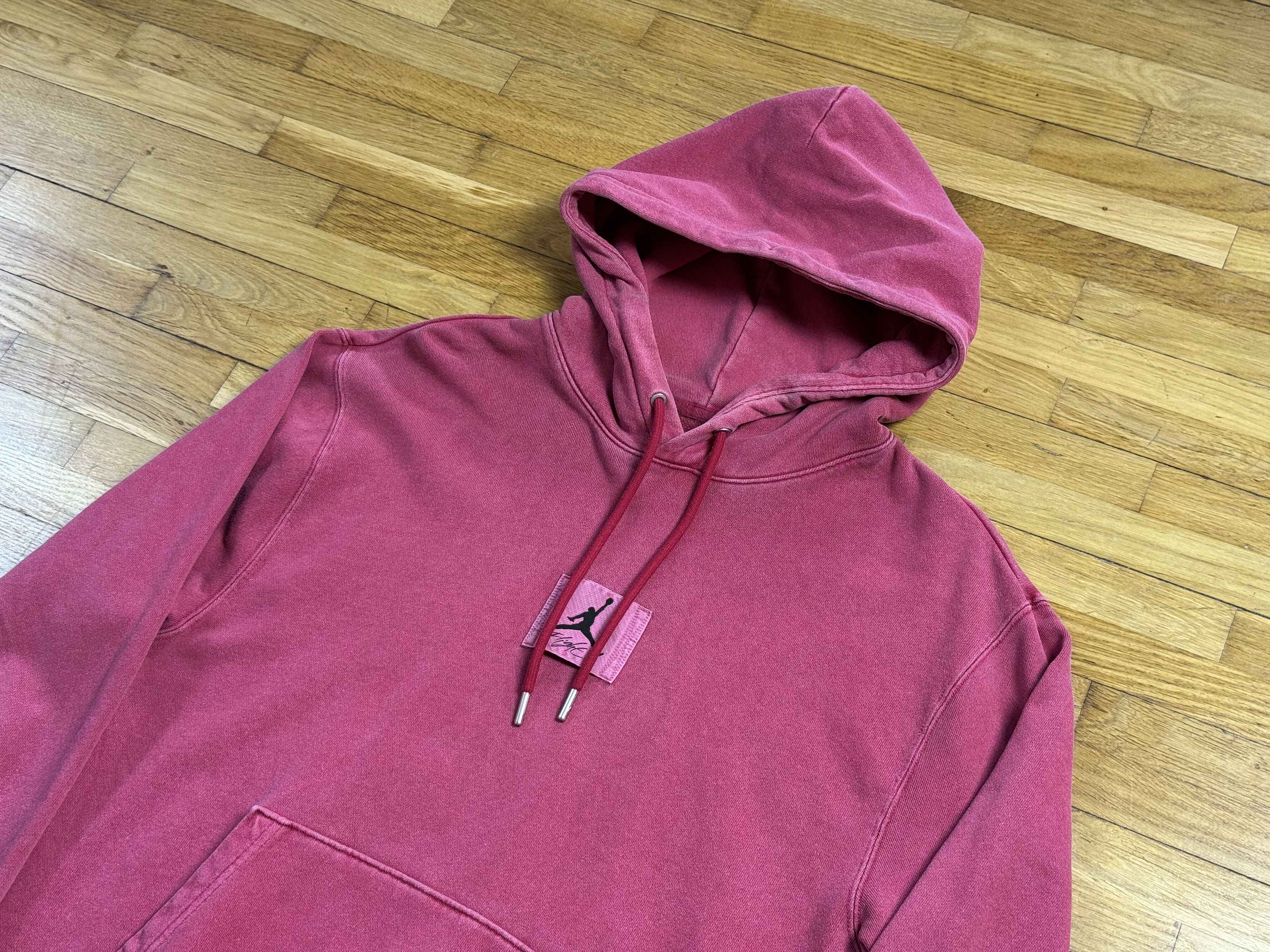 Jordan Brand Vintage rare red/pink hoodie NIKE JORDAN Size US S / EU 44-46 / 1 - 3 Thumbnail