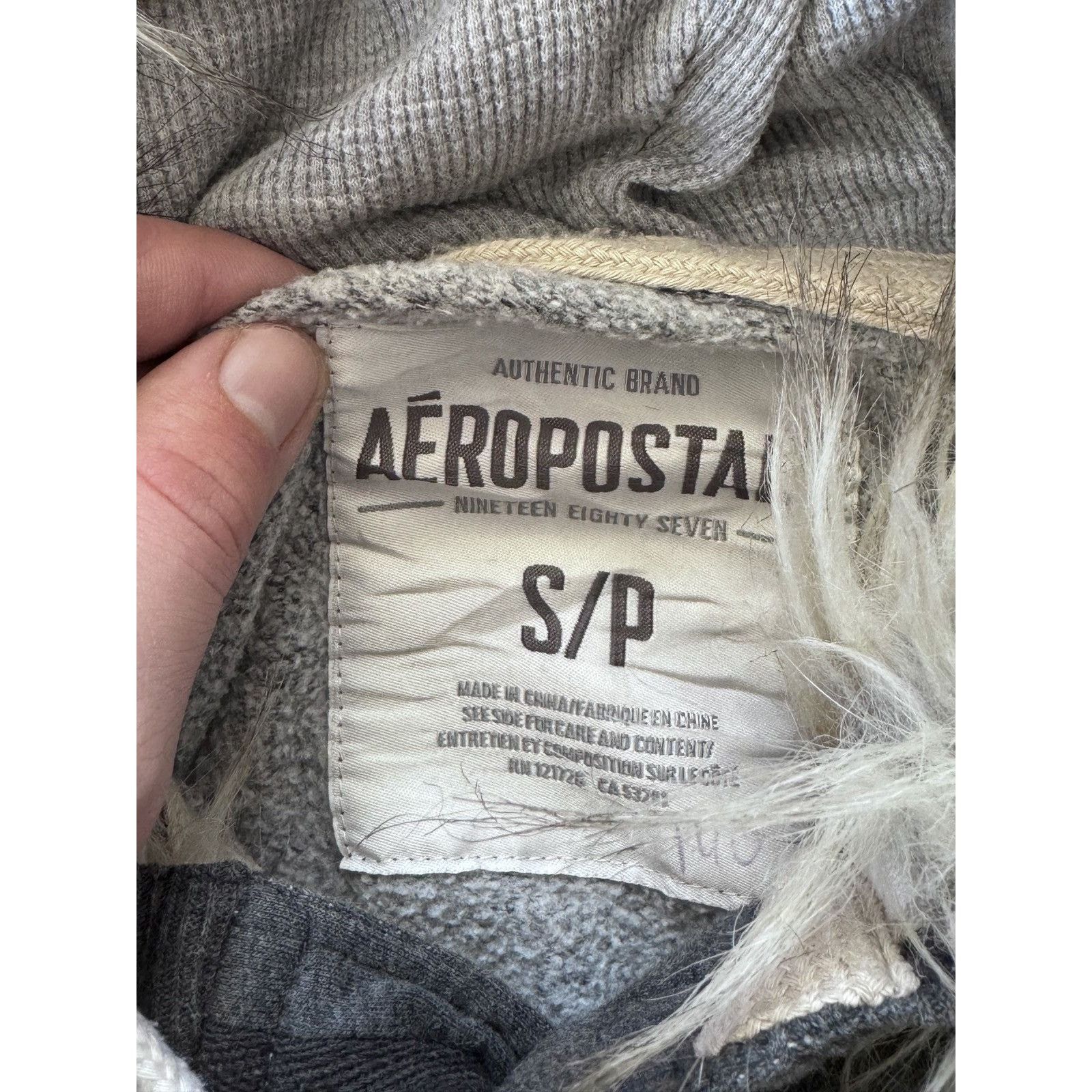 Aeropostale Y2K Vintage Aeropostale Fur Lgb If6was9 style hoodie Size US S / EU 44-46 / 1 - 3 Thumbnail