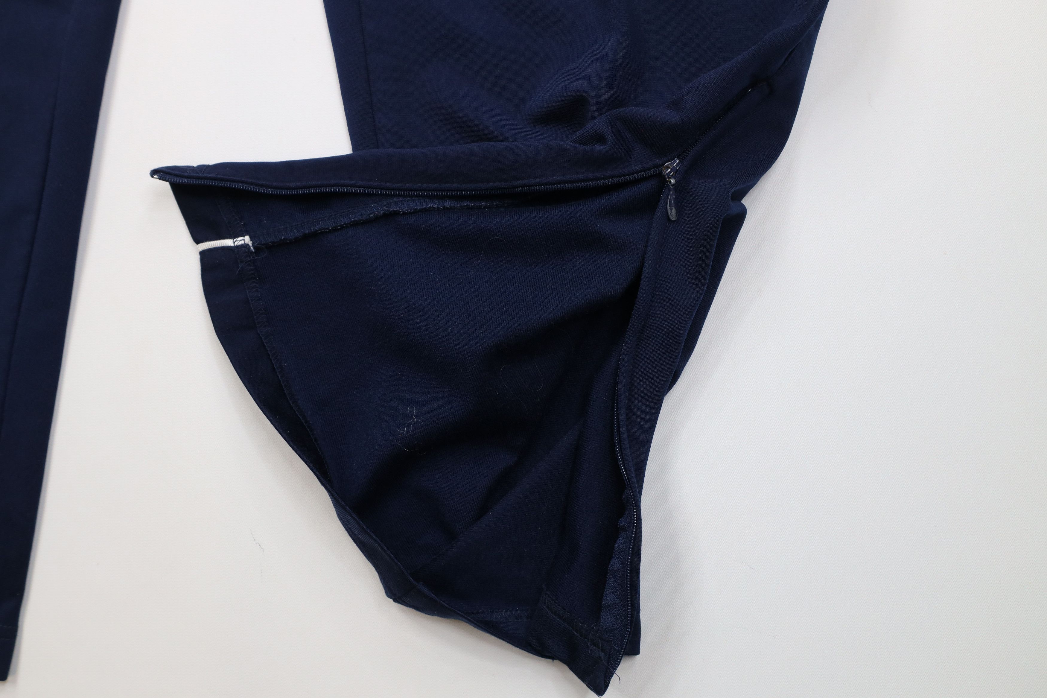 Adidas Vintage Y2K Adidas Spell Out Wide Leg Sweatpants Pants Blue Size US 34 / EU 50 - 6 Thumbnail