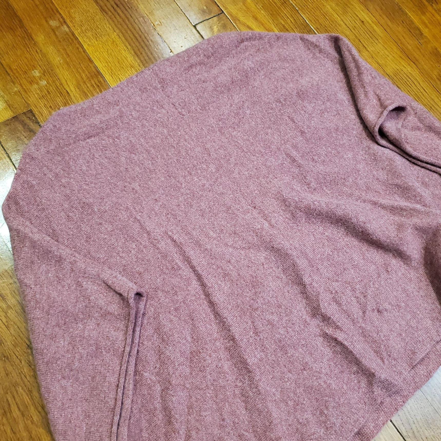 Vintage Poetry Sweater Womens XS Pink 100% Cashmere Relaxed Fit Pullover Size XS / US 0-2 / IT 36-38 - 7 Thumbnail