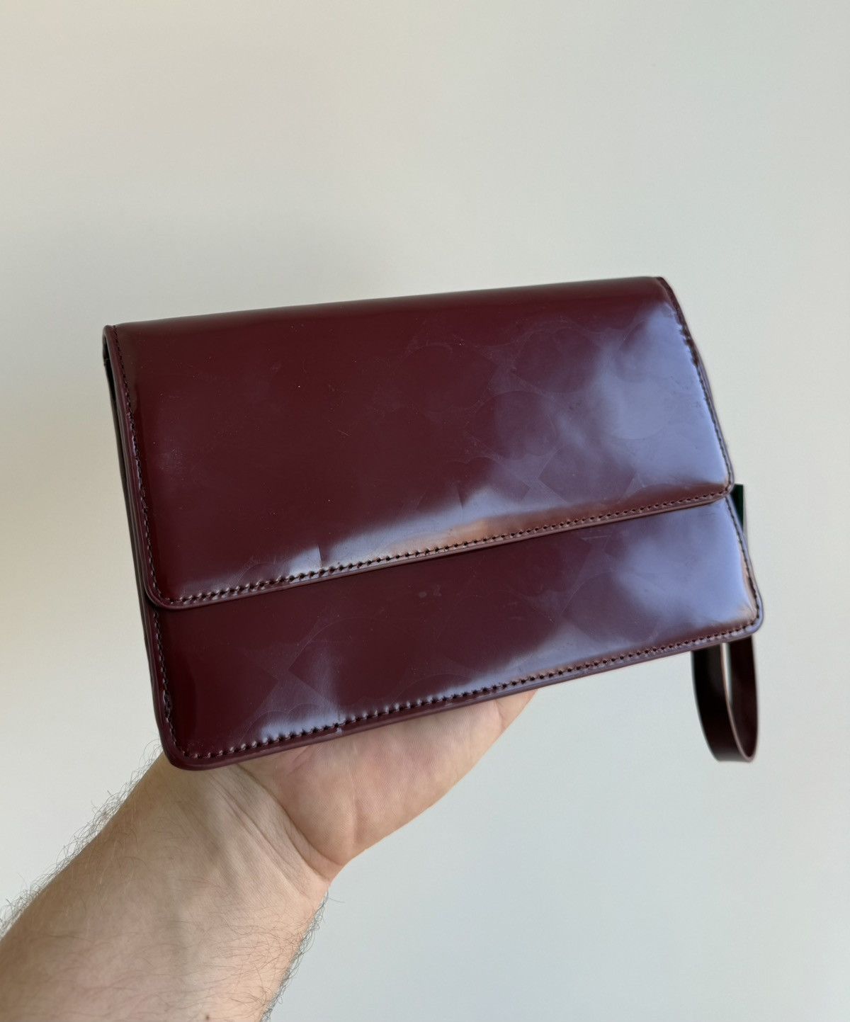 Leather Lulu Guinness Red Leather Mini Bag Size ONE SIZE - 4 Thumbnail
