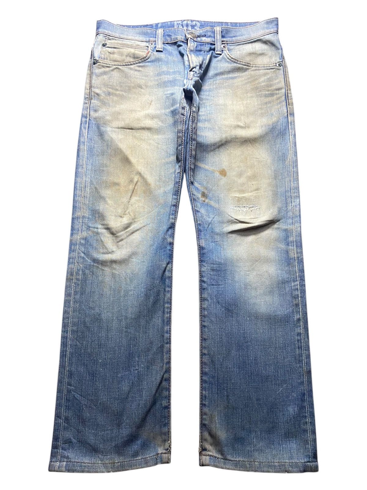 Edwin Edwin Japanese brand Grunge Distressed Jeans Size US 34 / EU 50 - 1 Thumbnail