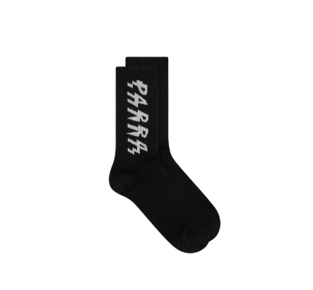 By Parra By Parra Spiked Logo Crew Sock Black Size ONE SIZE - 1 Thumbnail