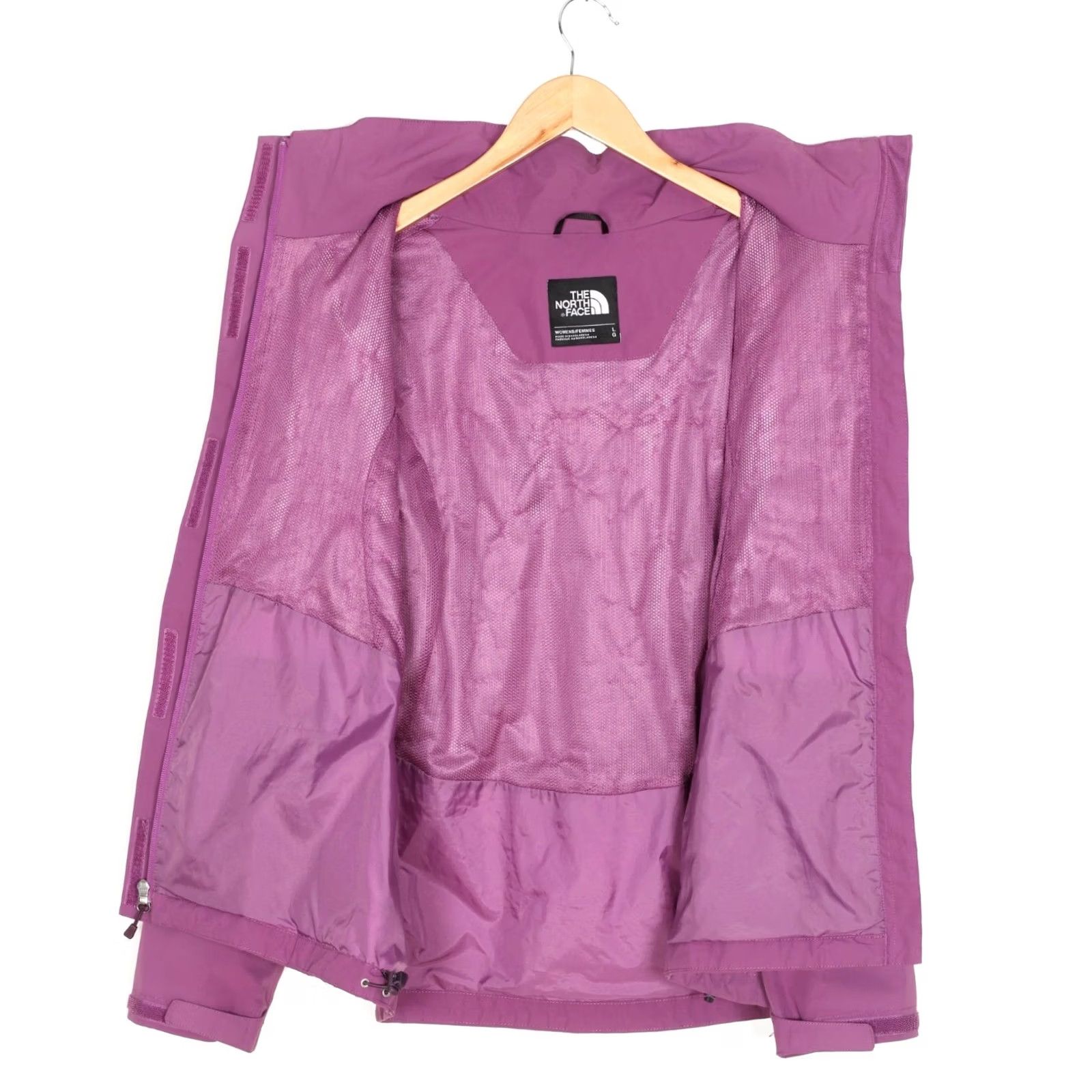 The North Face VINTAGE The North Face DRYVENT Hooded Waterproof Jacket Women L Purple MJ5891 Size L / US 10 / IT 46 - 4 Thumbnail