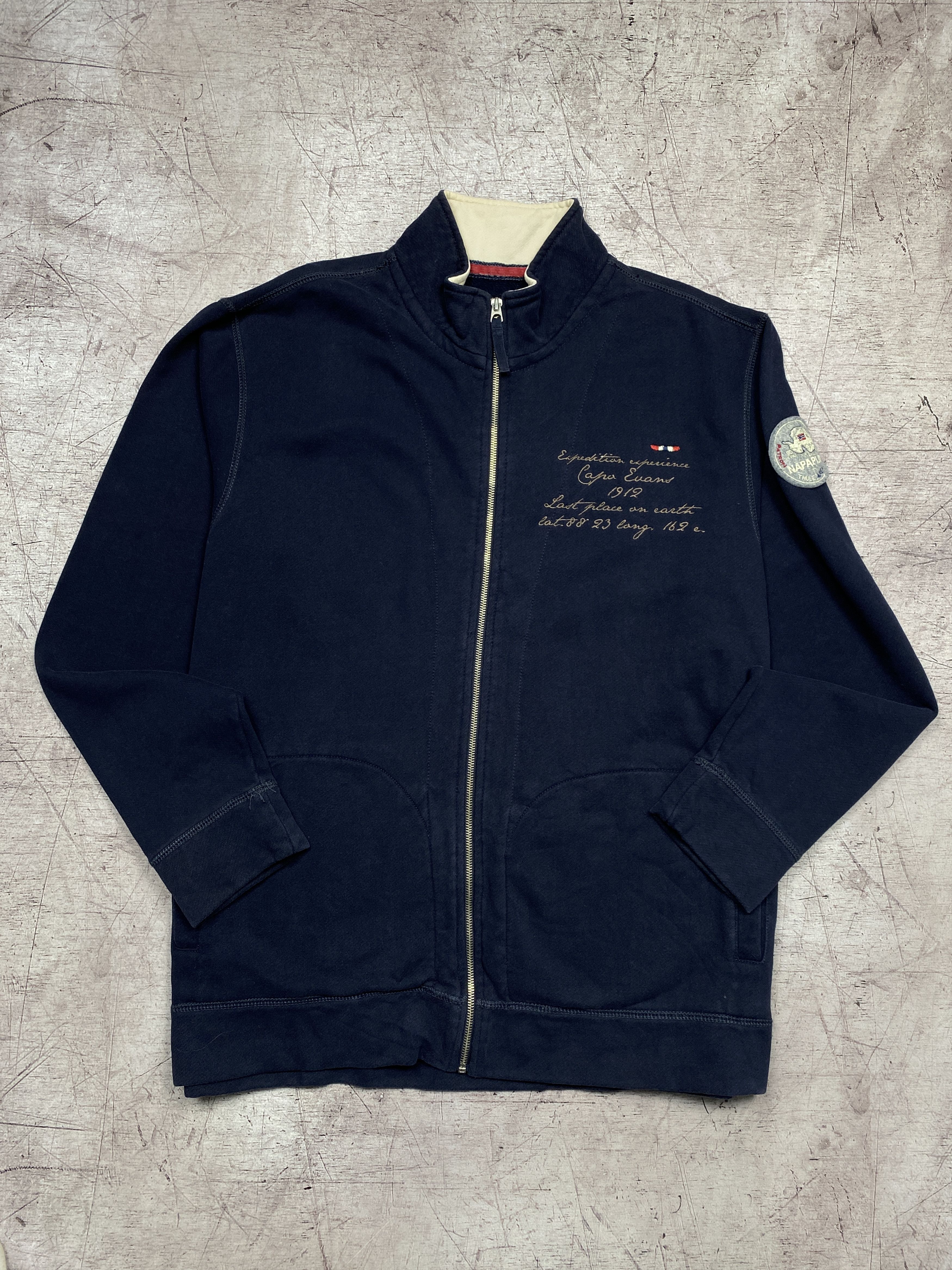 Napapijri × Vintage Napapijri Vintage Mens Full Zip Hoodie Size US XXL / EU 58 / 5 - 3 Thumbnail