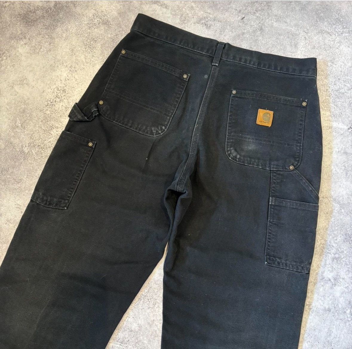 Carhartt Vintage Carharrt B136 BLK baggy double-knee carpenter pants Size US 30 / EU 46 - 5 Thumbnail