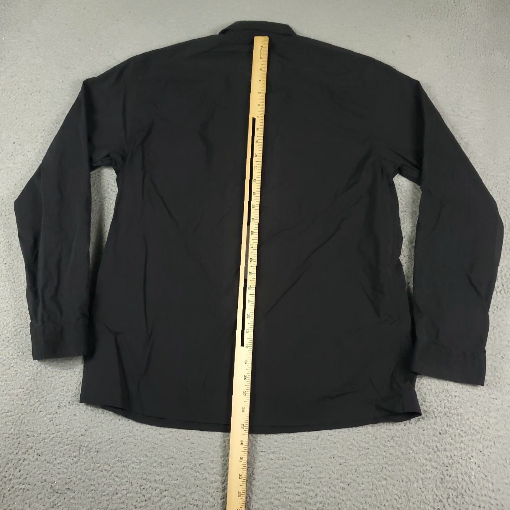 Eton Eton Button-Up Shirt Mens Large Black Long Sleeve Two Pocket Casual Cotton Size US L / EU 52-54 / 3 - 3 Thumbnail