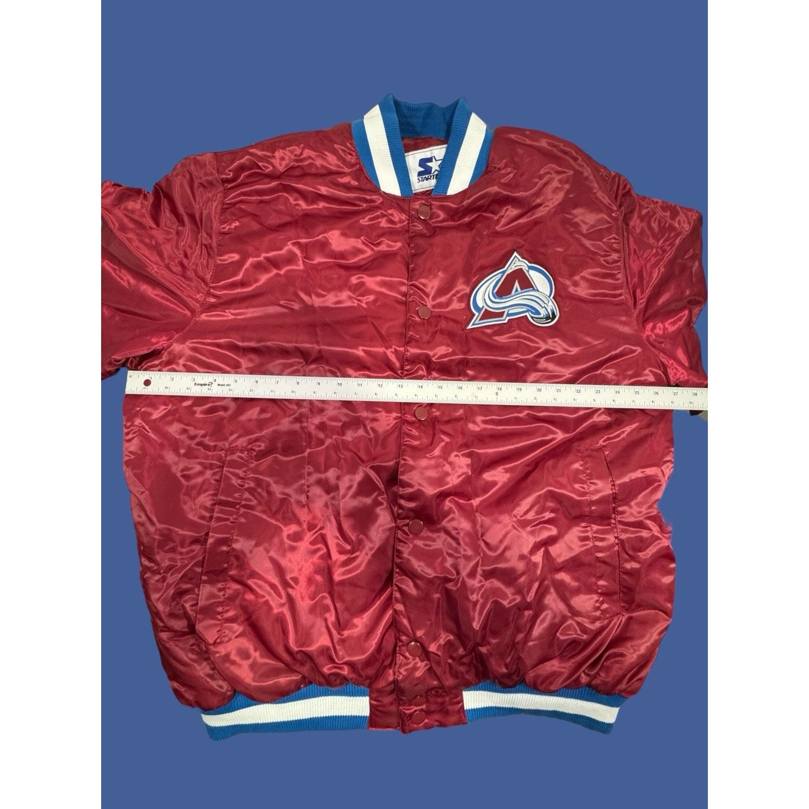 Starter Starter NHL Colorado Avalanche Satin Bomber Jacket Men’s XXL Size US XXL / EU 58 / 5 - 4 Thumbnail