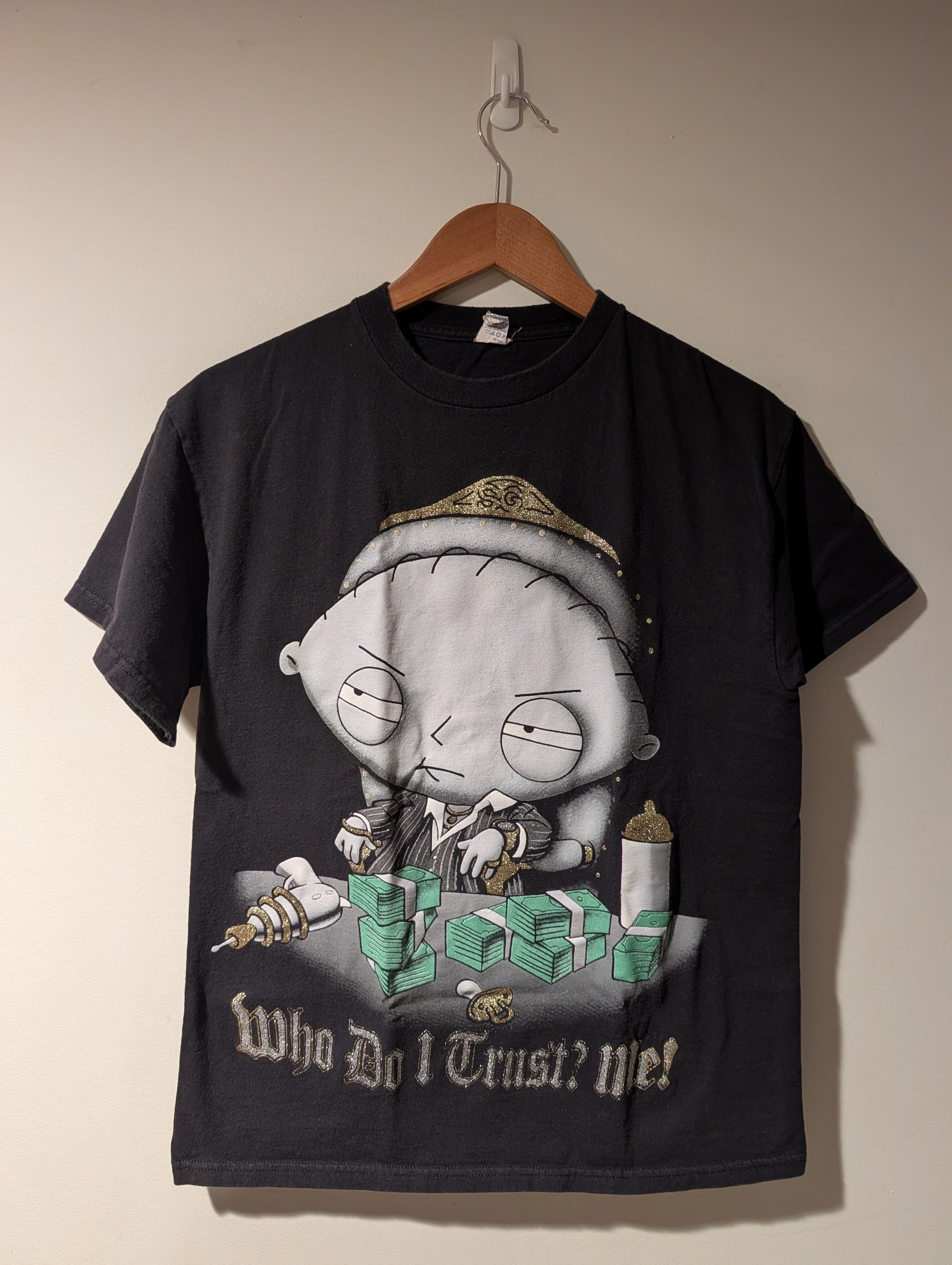 Cartoon Network Vintage Family Guy Stewie Griffin T-Shirt Scarface Who Do I Size US M / EU 48-50 / 2 - 1 Thumbnail
