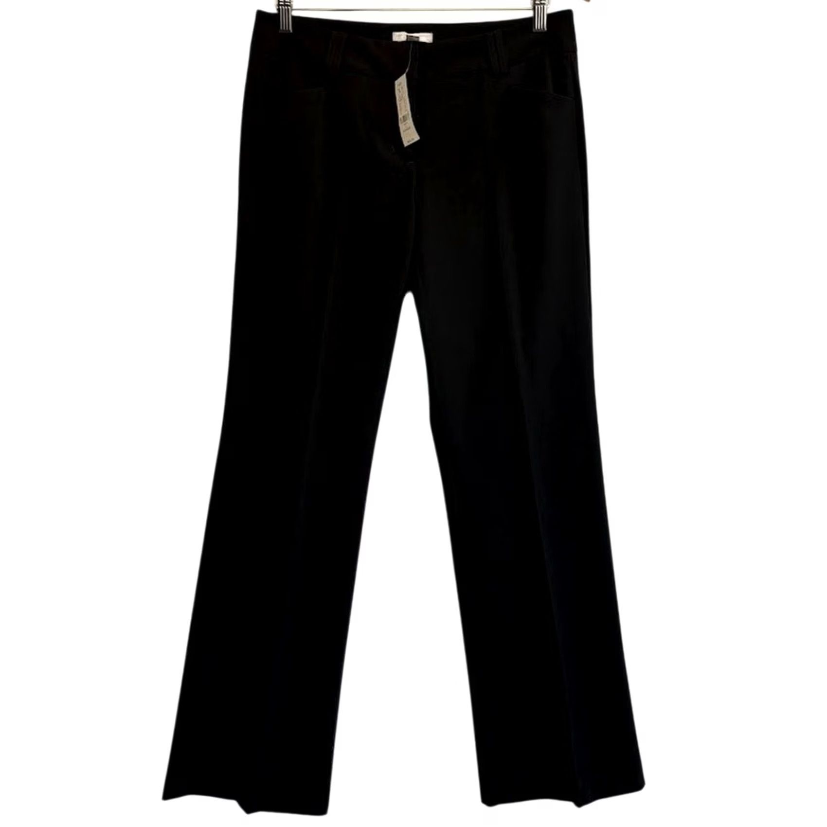 Vintage VINTAGE New York & Company Dress Pants Bootcut Mid Rise Waist 30 Black 4 Womens Pants NWT Stretch Flat Front 32 Inseam Regular 90s Work Size 27" / US 4 / IT 40 - 2 Thumbnail