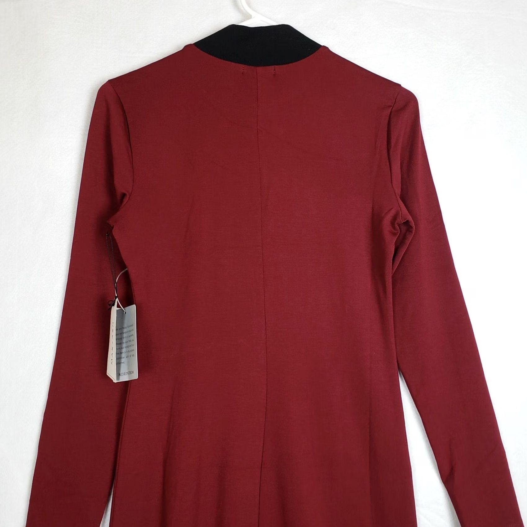 ASH MAX+ ASH Dress Women's Long Sleeve Ruby Cowl Neck A-Line Above Knee Size M NEW Size M / US 6-8 / IT 42-44 - 4 Thumbnail