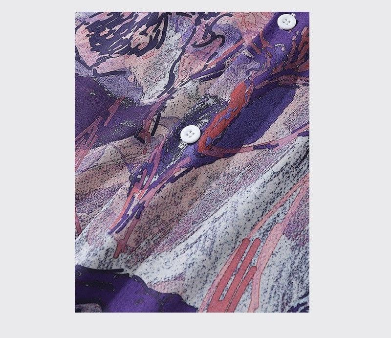 Other Graffiti Oil Painting Button Up Shirt Size US M / EU 48-50 / 2 - 3 Thumbnail