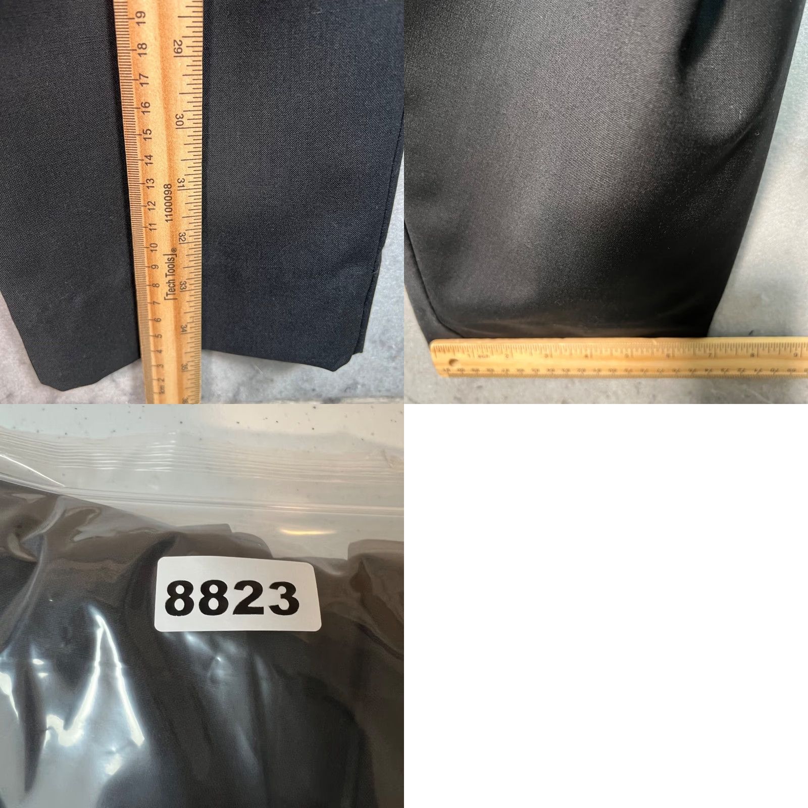 COS Black Short-Sleeve Jumpsuit Womens 4 V-Neck Button Detail