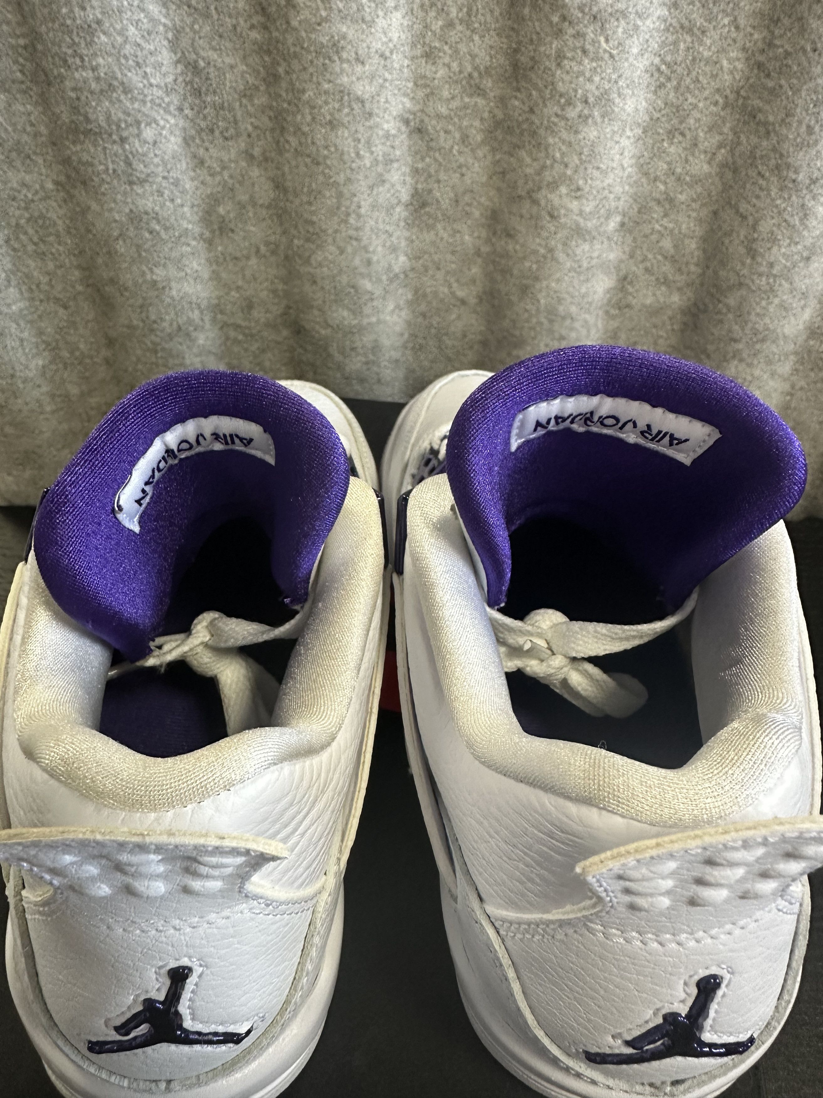 Jordan Brand Jordan 4 Retro Mettalic Purple (GS) Size US 6 / IT 36 - 5 Thumbnail