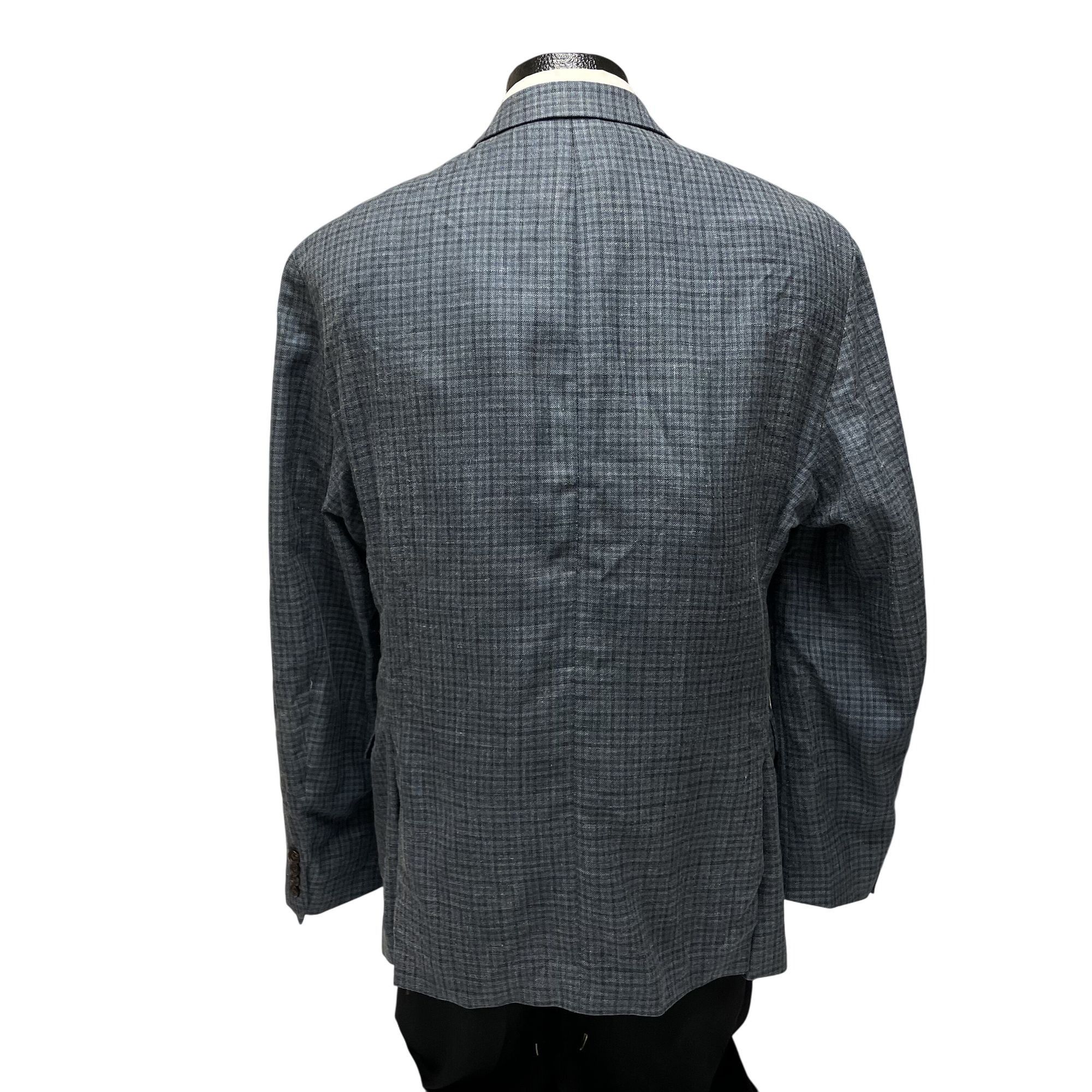 Ralph Lauren Ralph Lauren Sport Coat OVERCHECK Wool SILK LINEN Jacket Size 40L - 5 Thumbnail
