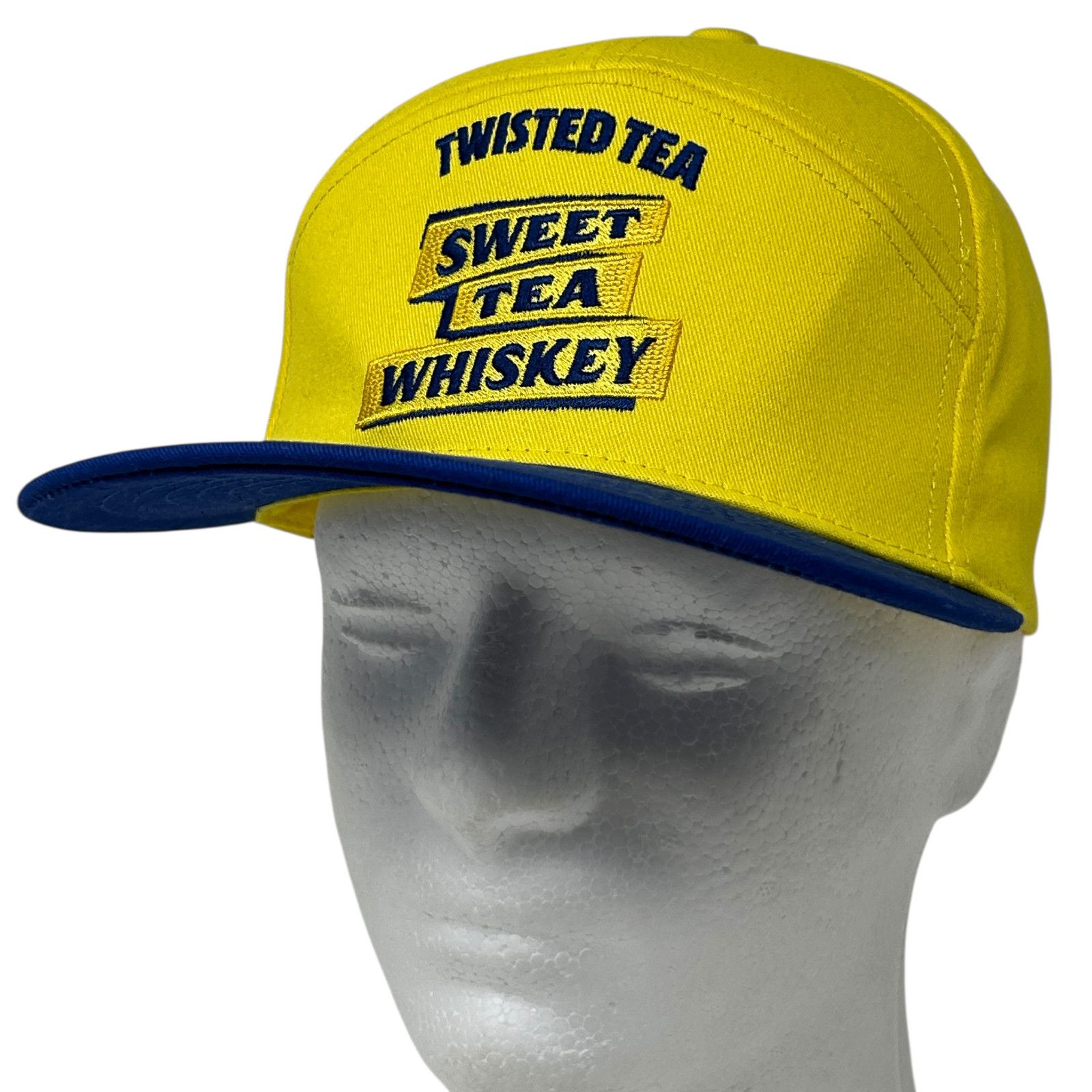 Other Twisted Tea Sweet Tea Whiskey Hat Cap Yellow Snapback Size ONE SIZE - 1 Thumbnail