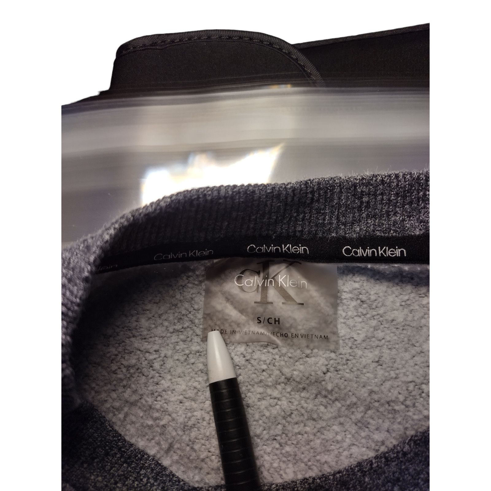 Calvin Klein Calvin Klein Womens Classic Sweatshirt Relaxed Fit Gray Sm Size S / US 4 / IT 40 - 7 Thumbnail