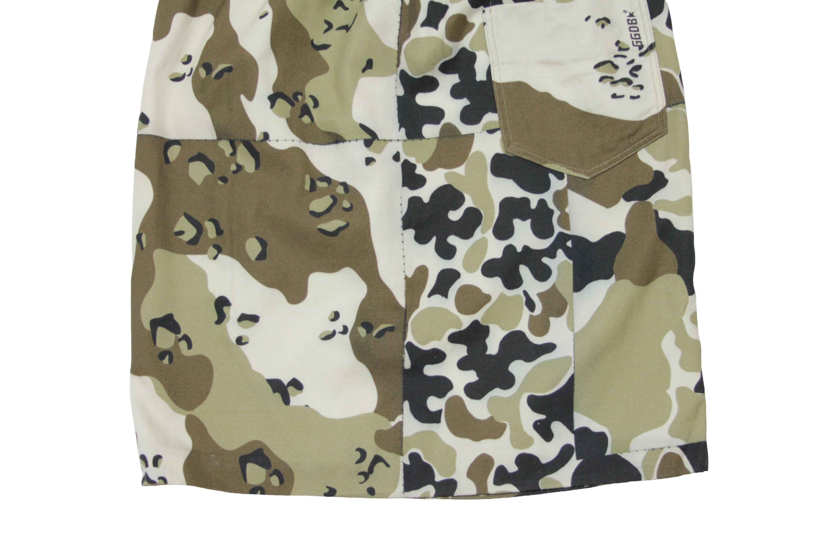 Golden Goose Tiger Camo Khaki Mid Skirt Size 26" / US 2 / IT 38 - 7 Thumbnail