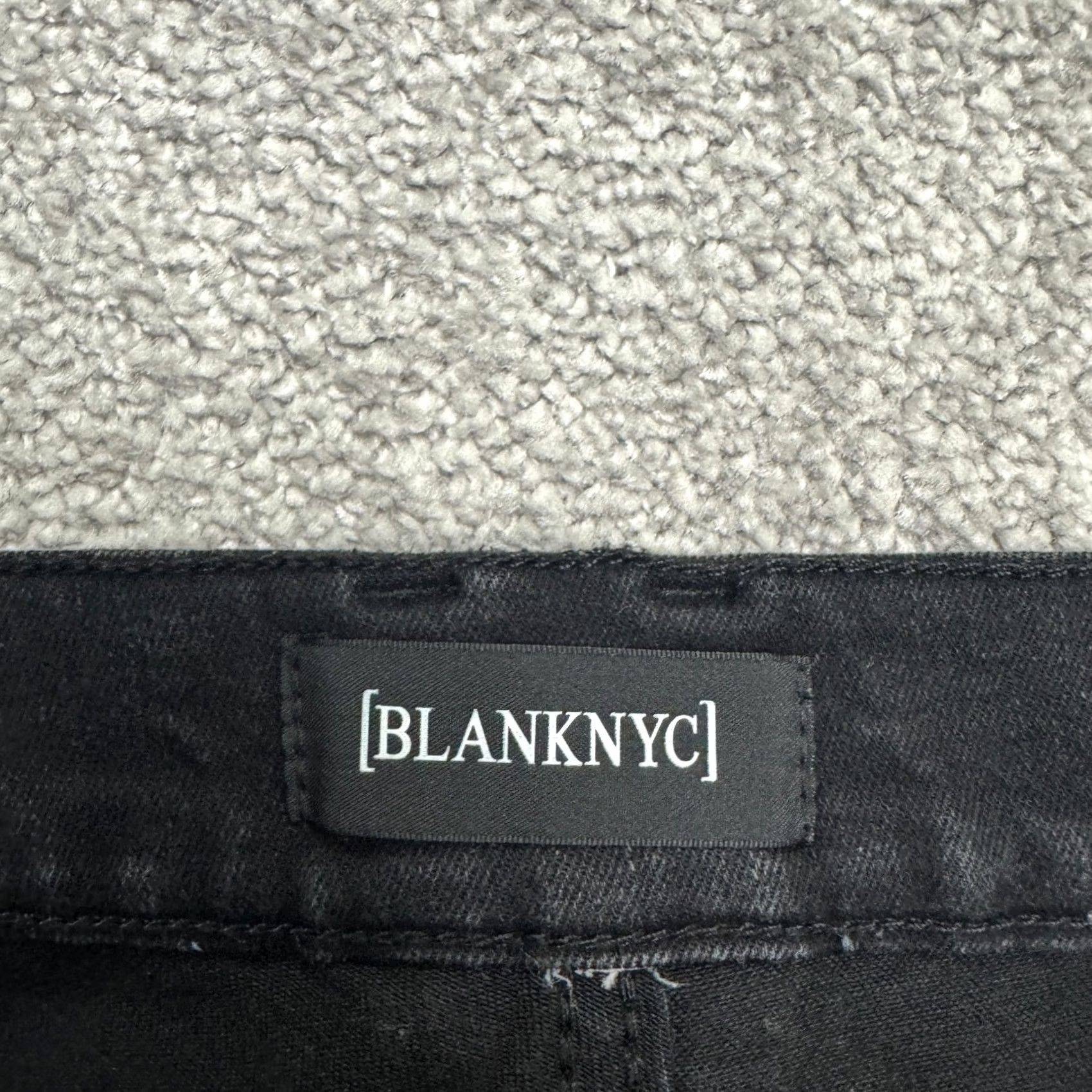 Vintage BLANKNYC Jeans Mens 32 Black Stretch Slim Fit Straight Leg Denim Horatio Casual Size US 32 / EU 48 - 7 Thumbnail